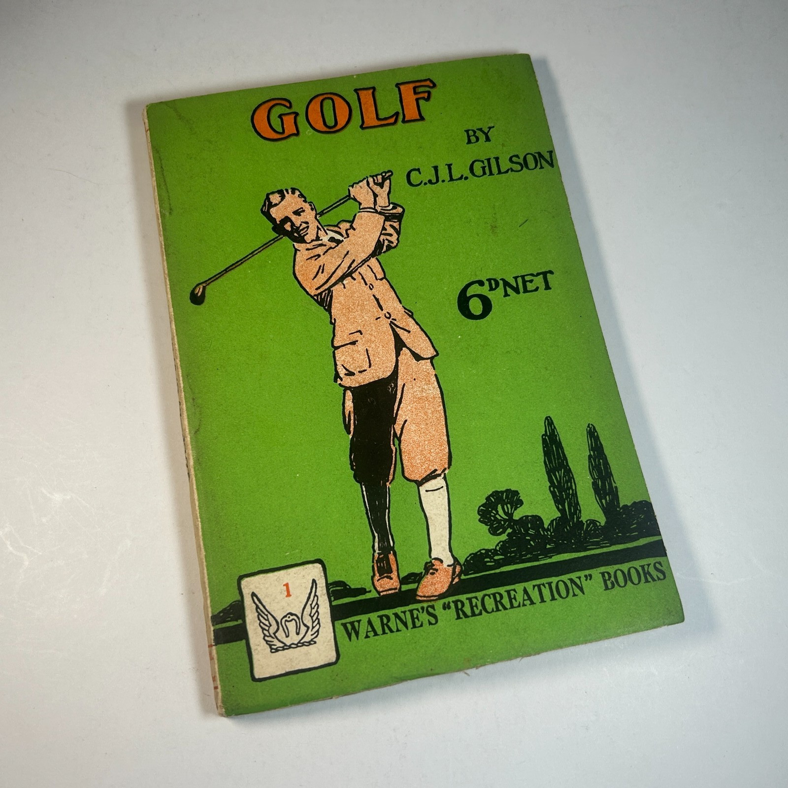 Golf C J L Gilson Warne&rsquo;s Recreation Books c1928 Vintage Paperback