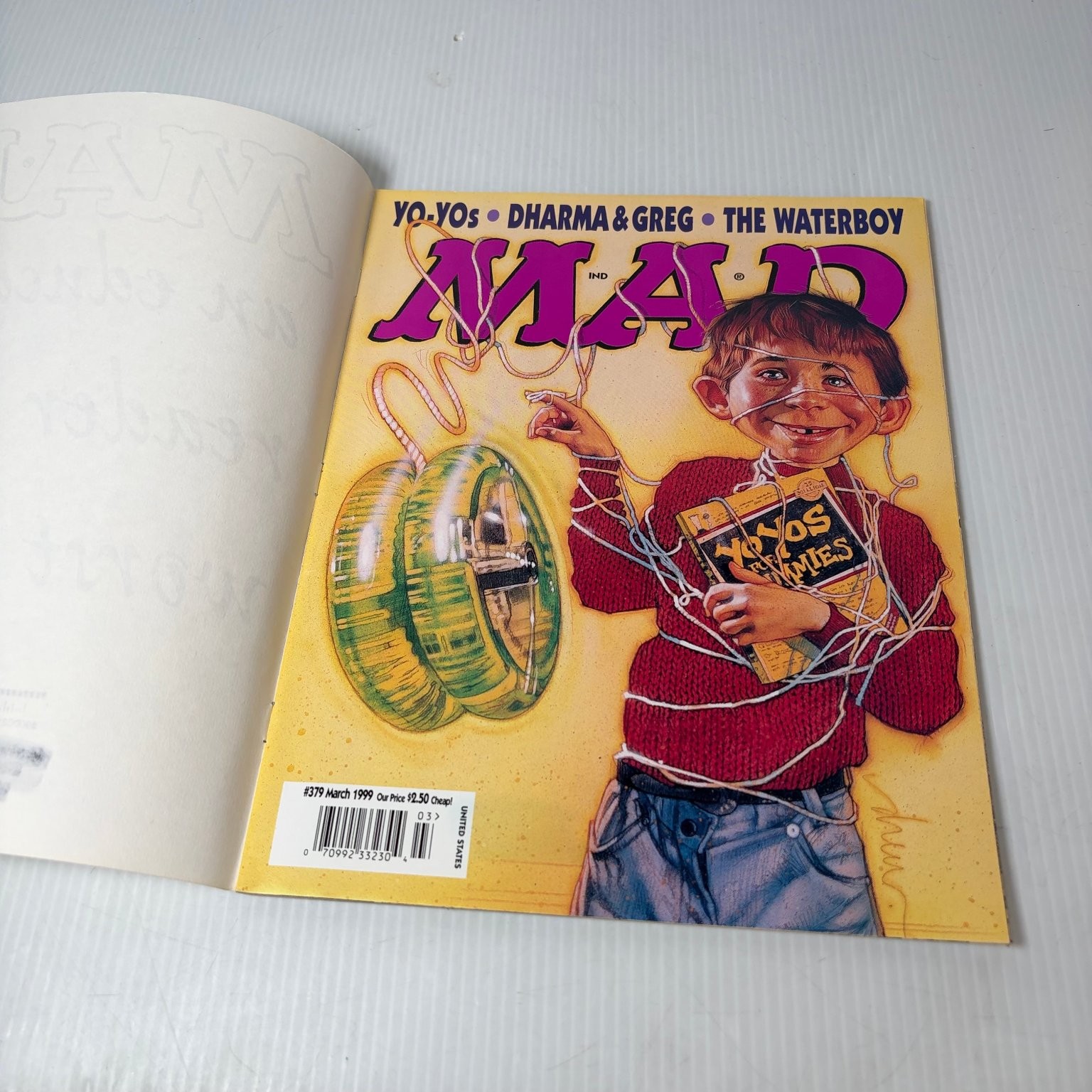 MAD Magazine March 1999 #379 Yo-Yos Dharma & Greg The Waterboy