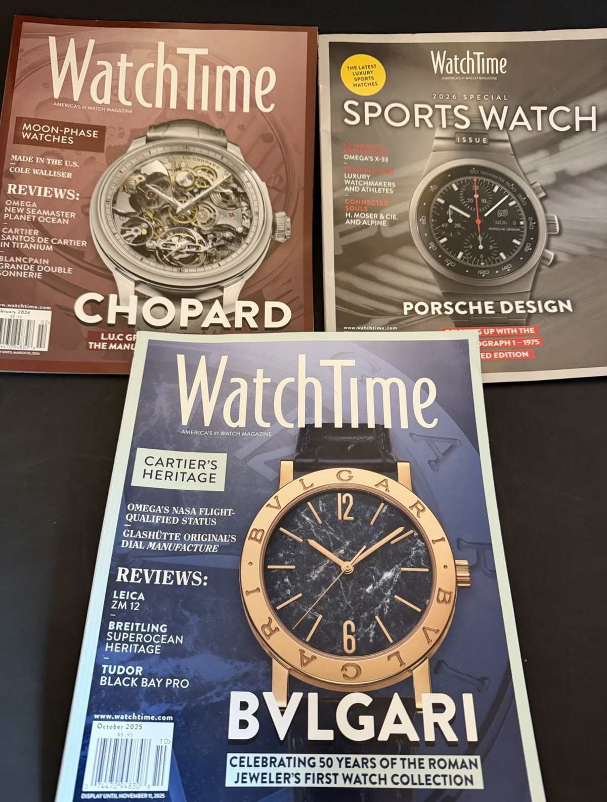 Watch Time Magazine Sports 2026 Special Issue/October 2025/February 2026 Lot 3