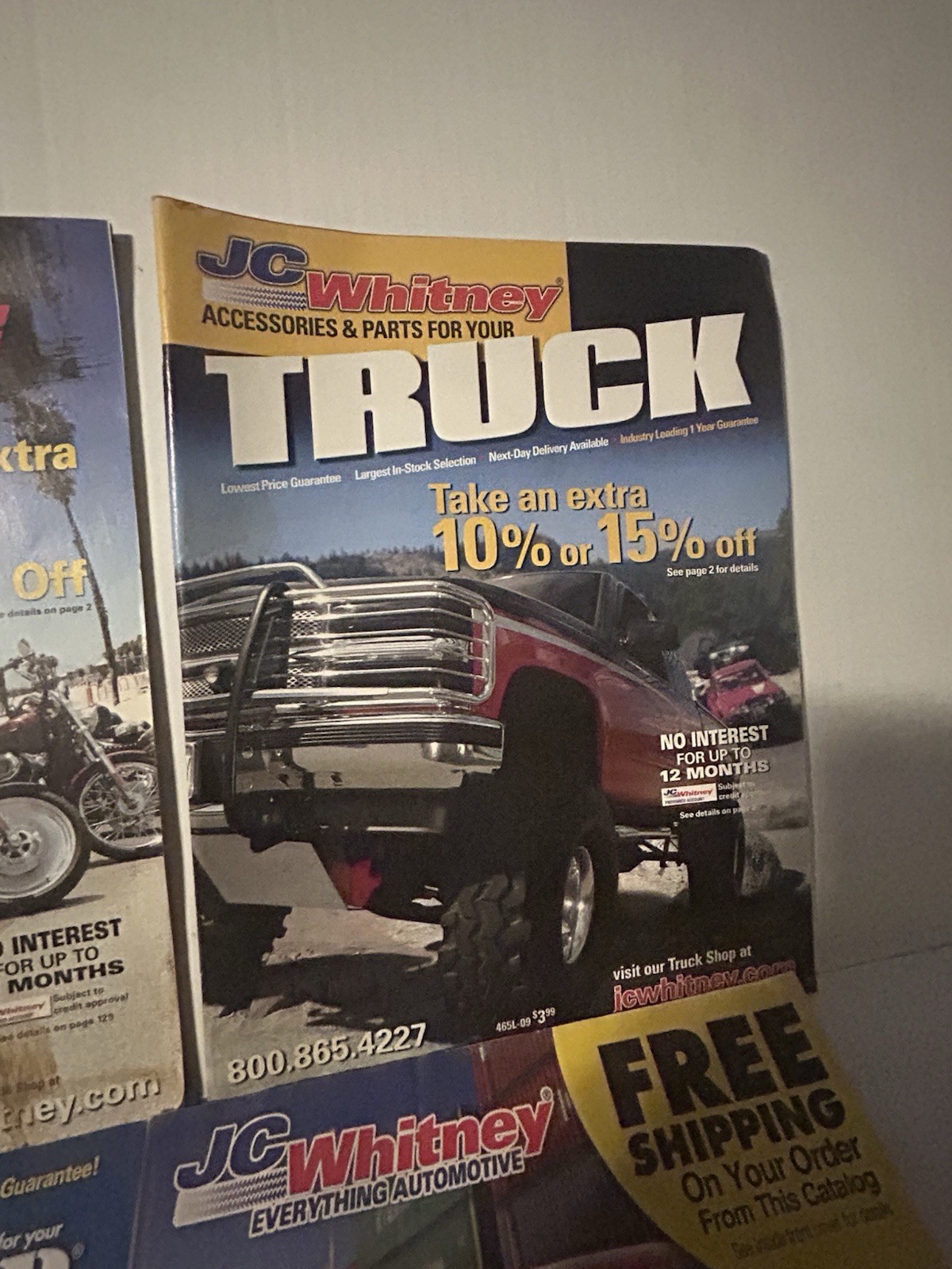 6 JC WHITNEY MAIL ORDER CATALOGS 2000&rsquo;S ERA•Motorcycle Truck Jeep•EUC