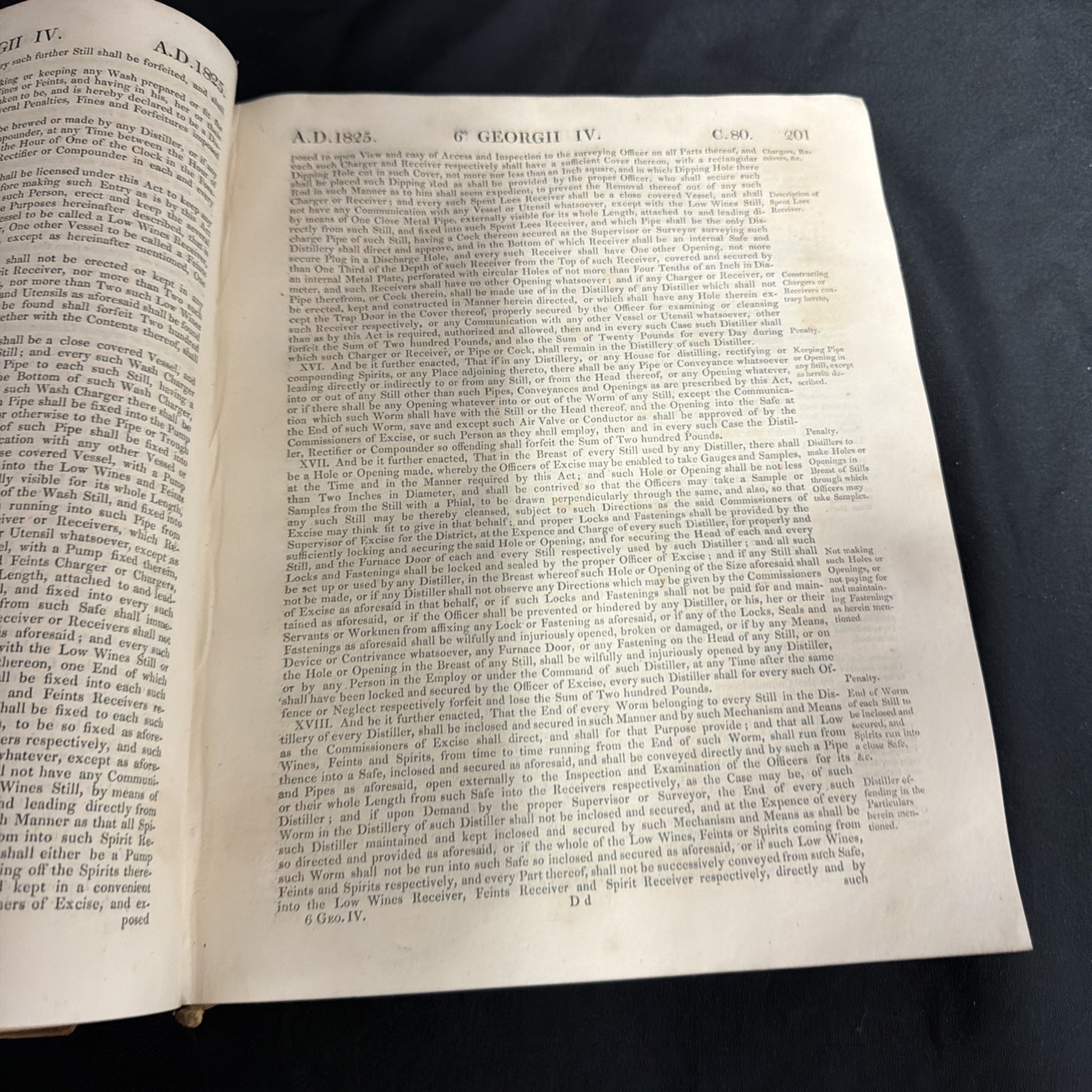 The Statutes of United Kingdom George IV 1825-1826 Vol 10 huge Book -SKU (1910)