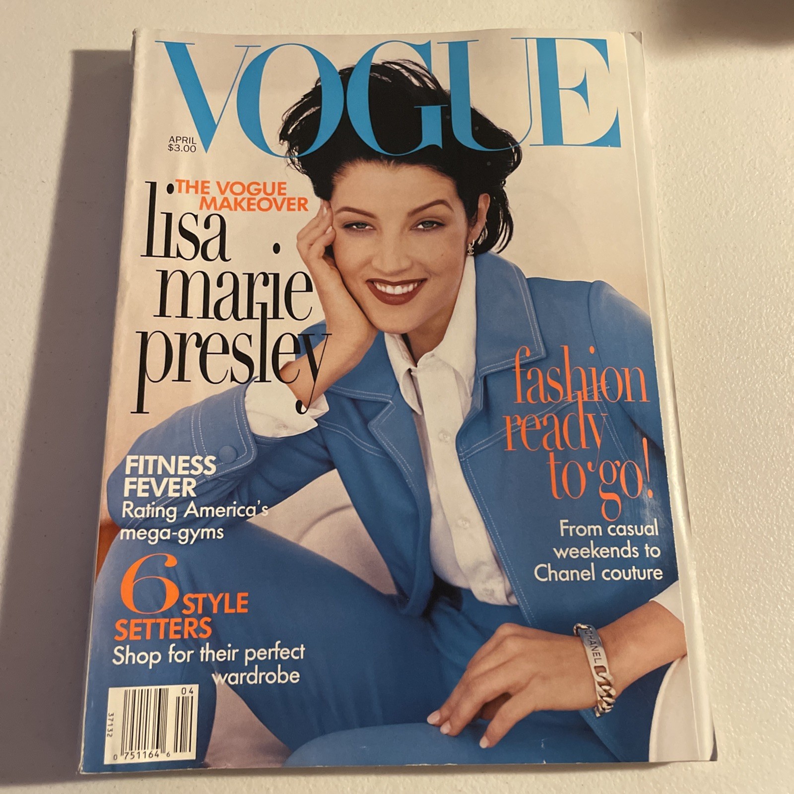 Vogue Magazine April 1996 Lisa Marie Presley The Vogue Makeover