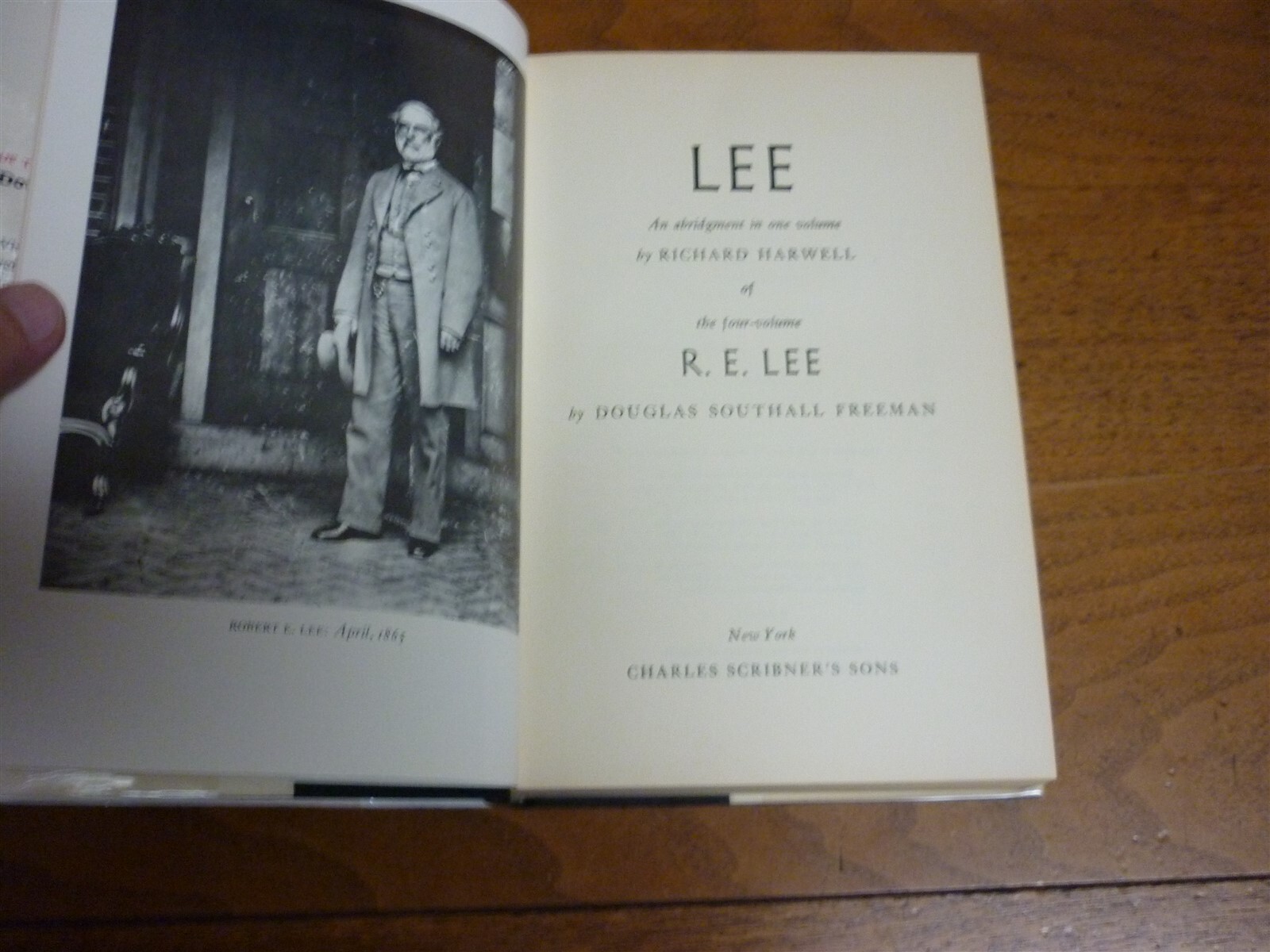 D S Freeman. Lee. One-volume abridgment. 1st ed thus. 1961. Fine in VG jacket.