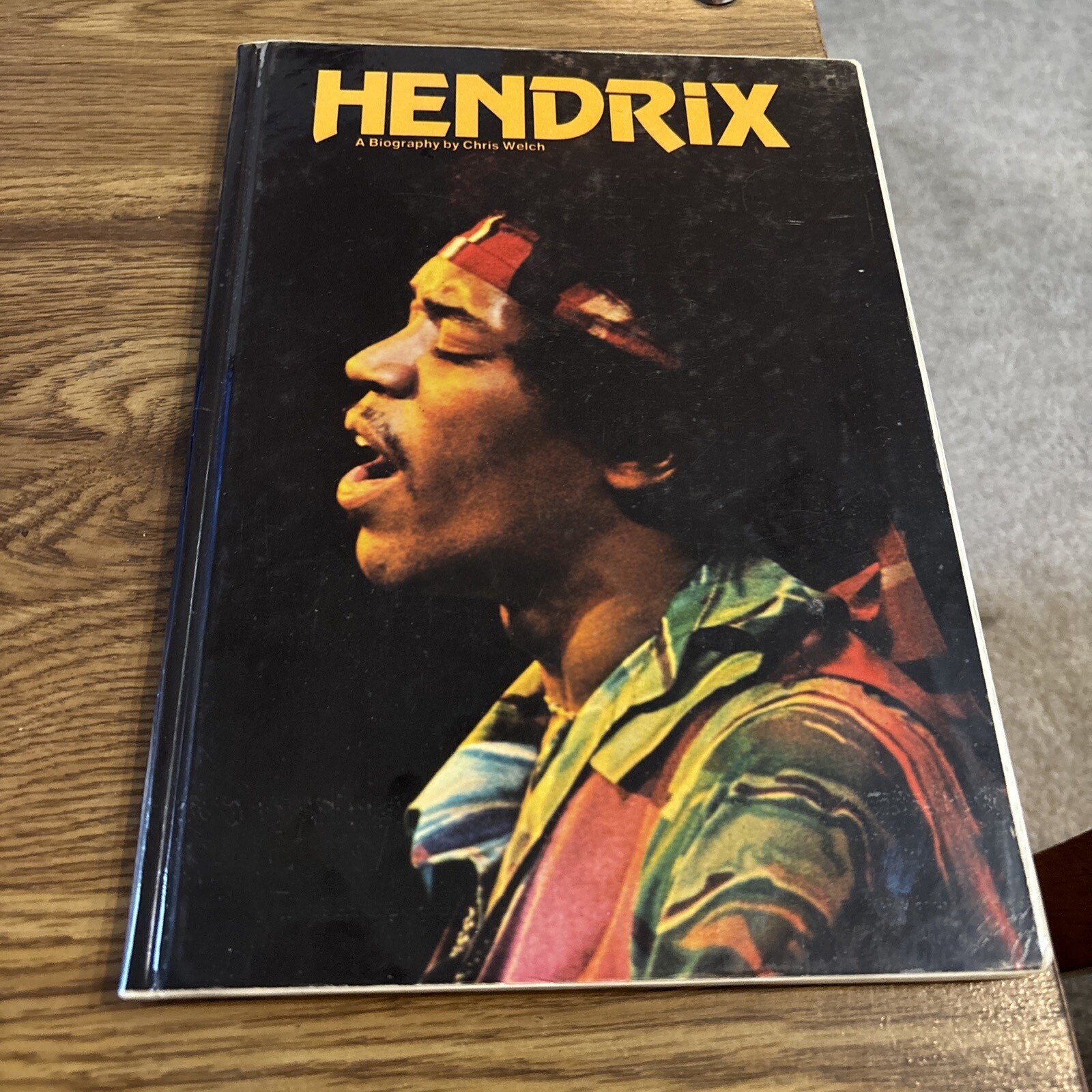 Hendrix A Biography By Chris Welch 1973 Flash Books, Hardcover