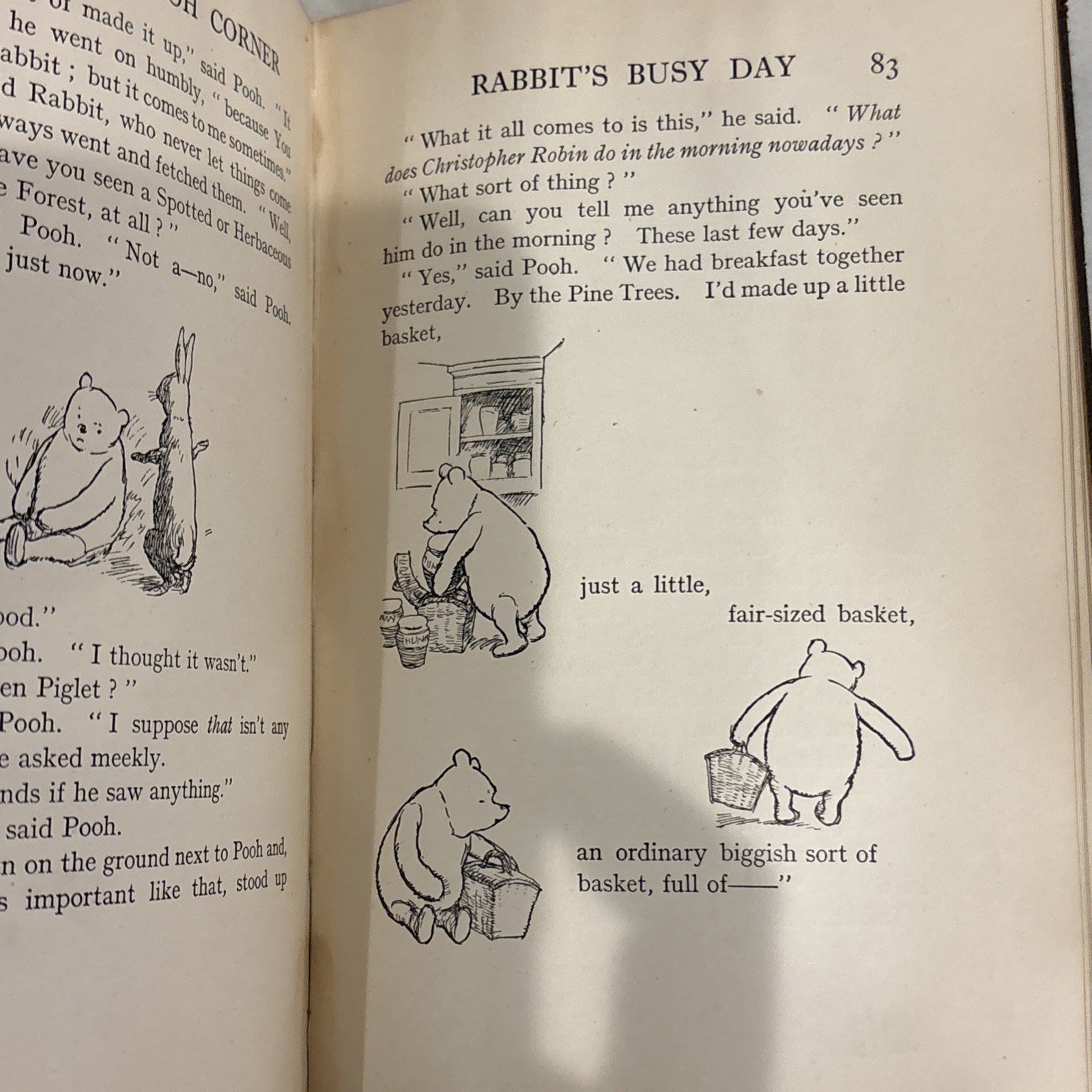 The House at Pooh Corner, A.A.Milne,1928 Deluxe TRUE Stated First Edition Winnie