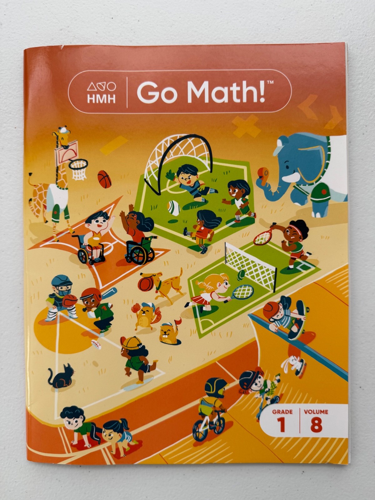 NEW – 1st Grade 1 – Volume 8 – Go Math! Book – 2023 Student Edition Workbook
