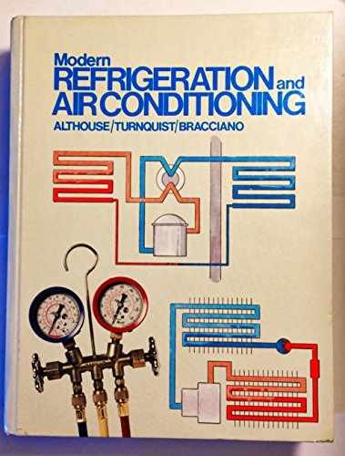 Modern refrigeration and air – Hardcover, by Andrew D. Althouse – Acceptable