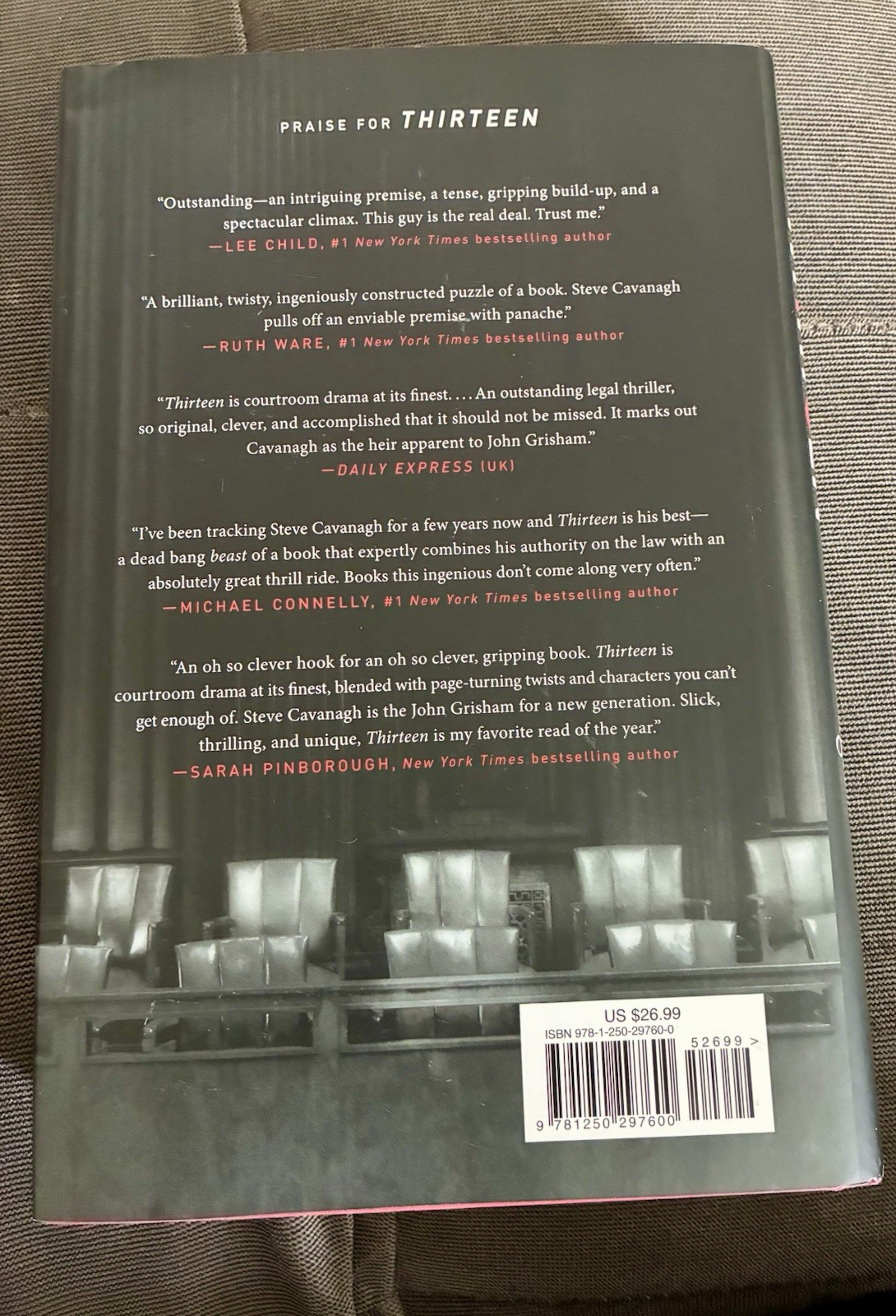Thirteen : The Serial Killer Isn&rsquo;t on Trial. He&rsquo;s on the Jury by Steve Cavanagh