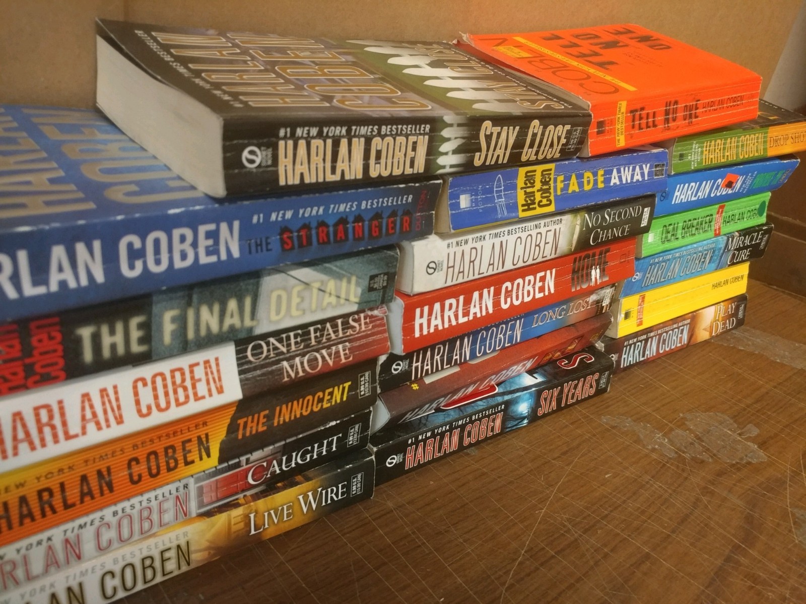 Lot of 10 HARLAN COBEN Mystery MYRON Wilde Windsor BOLITAR Paperback RANDOM MIX