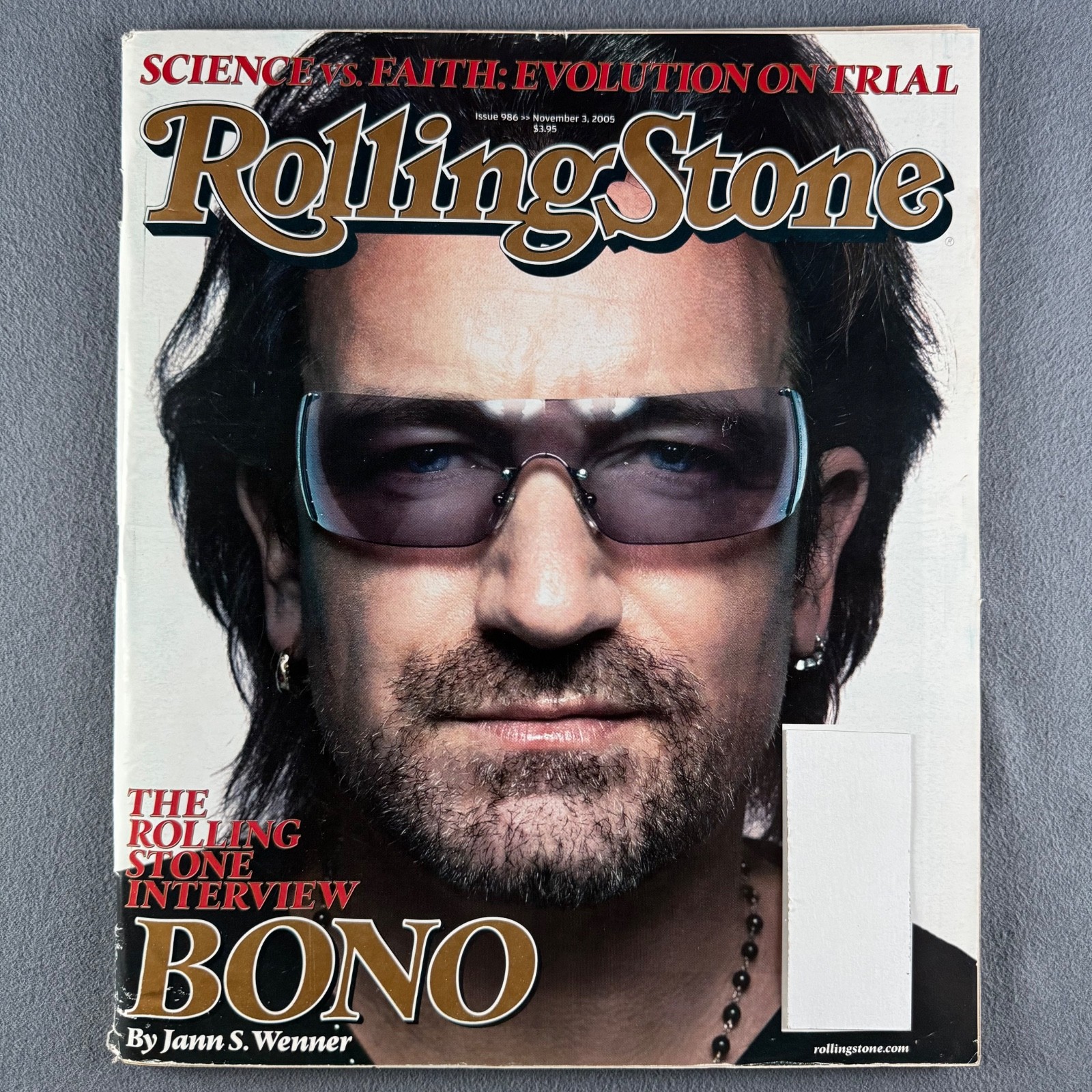 ROLLING STONE #986 Bono U2 (Nov 3 2005) Mid Grade Combine Shipping Jann Wenner