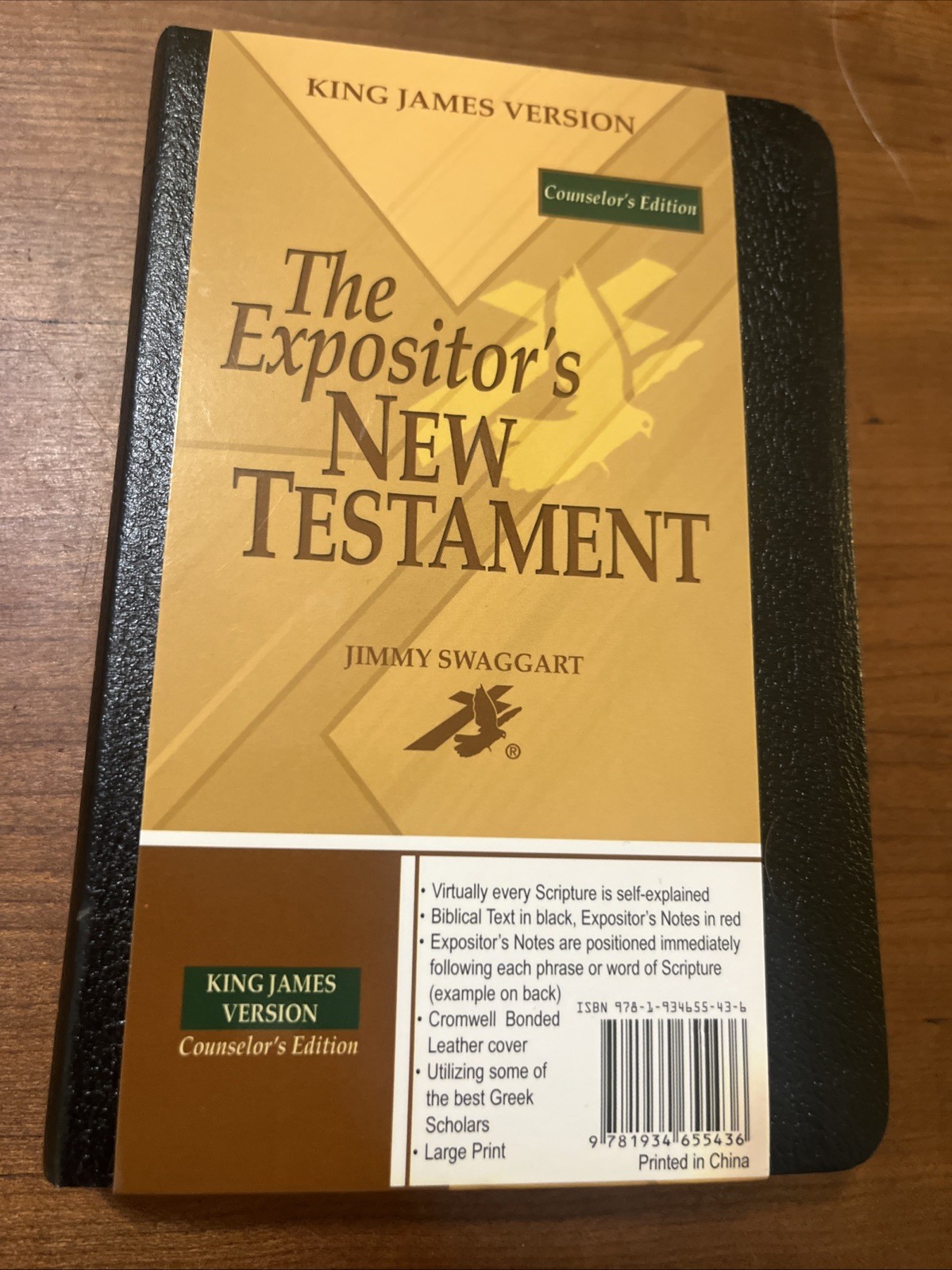 The Expositor&rsquo;s New Testament Expositor’s Edition Jimmy Swaggart Black Leather