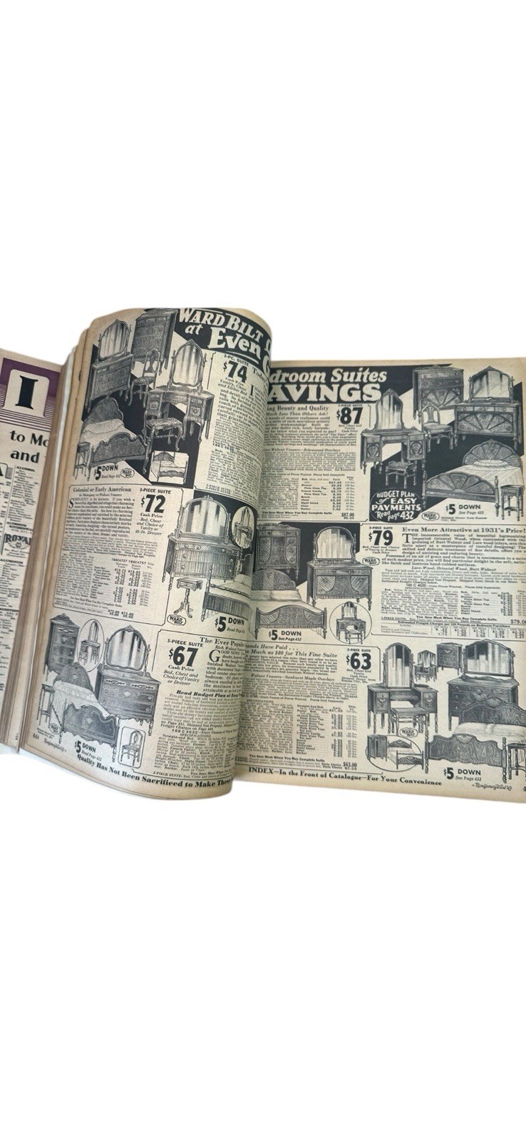 Vintage 1932 Montgomery Ward Fall & Winter Catalog 600 + pages – SCARCE