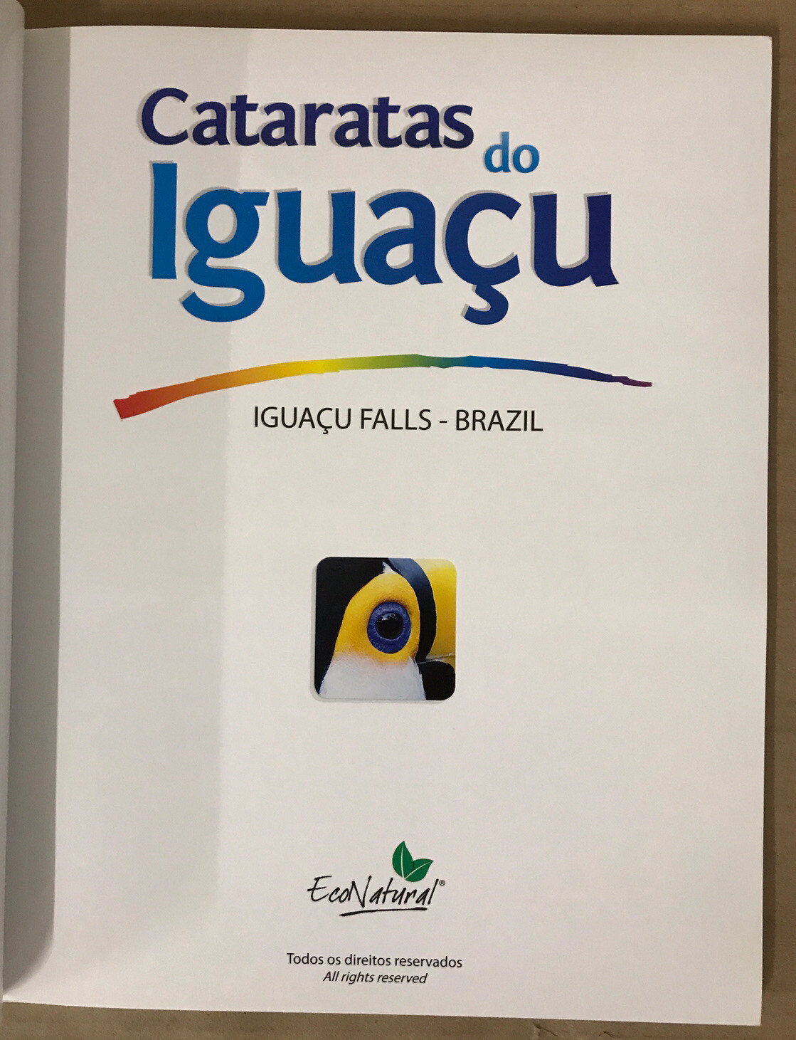 Cataratas do Iguaçu Brasil – POSTCARDS within a softcover book -ENG / FRE / DEU