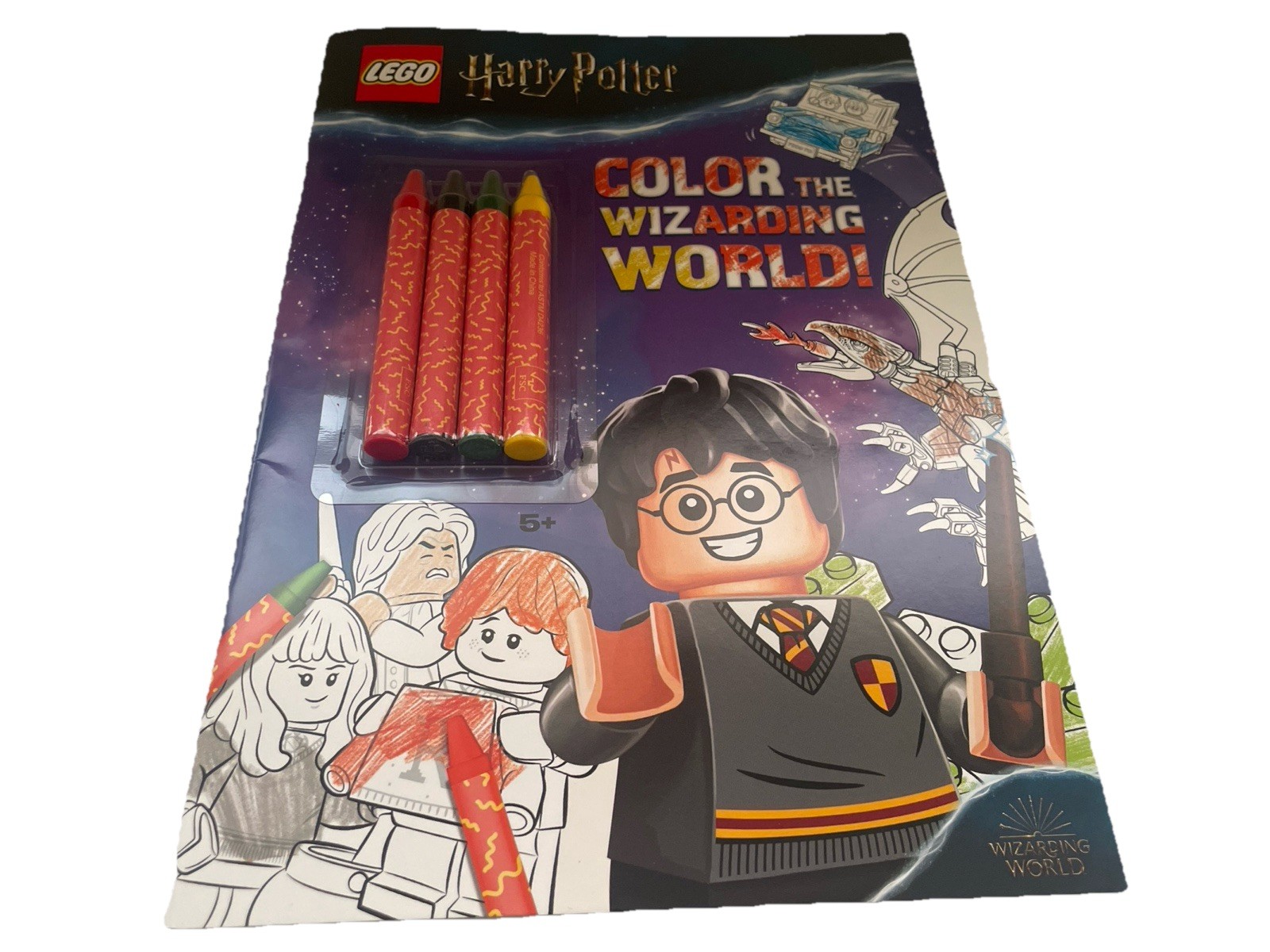 LEGO Harry Potter: Color the Wizarding World Coloring Book. 48 Pages.