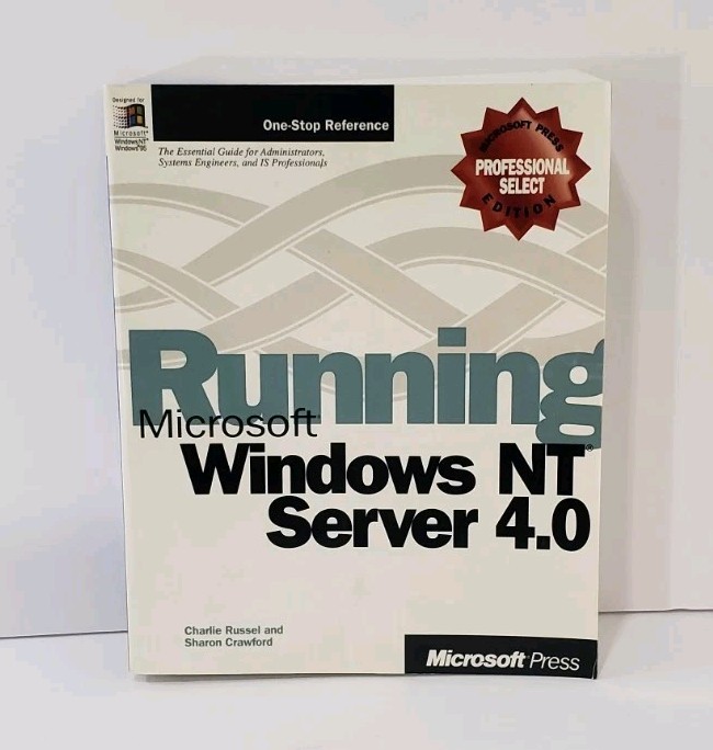 Running Microsoft Windows NT Server 4.0 Microsoft Press Vintage IT Book Retro