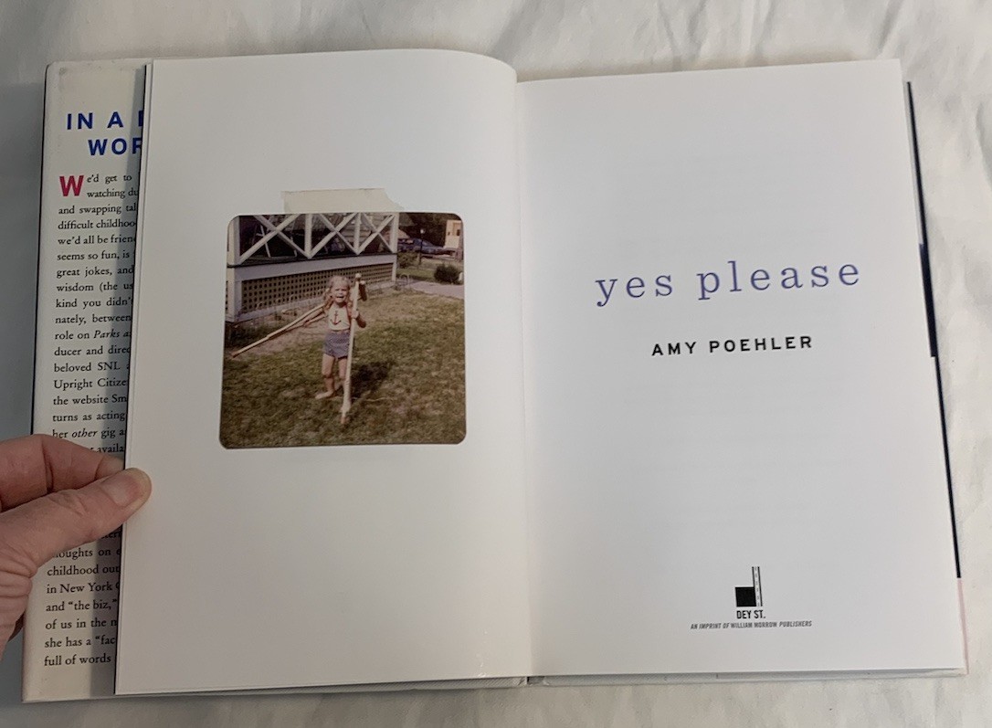 SIGNED Amy Poehler Yes Please First Edition 1st Printing 2014 Hardcover Book