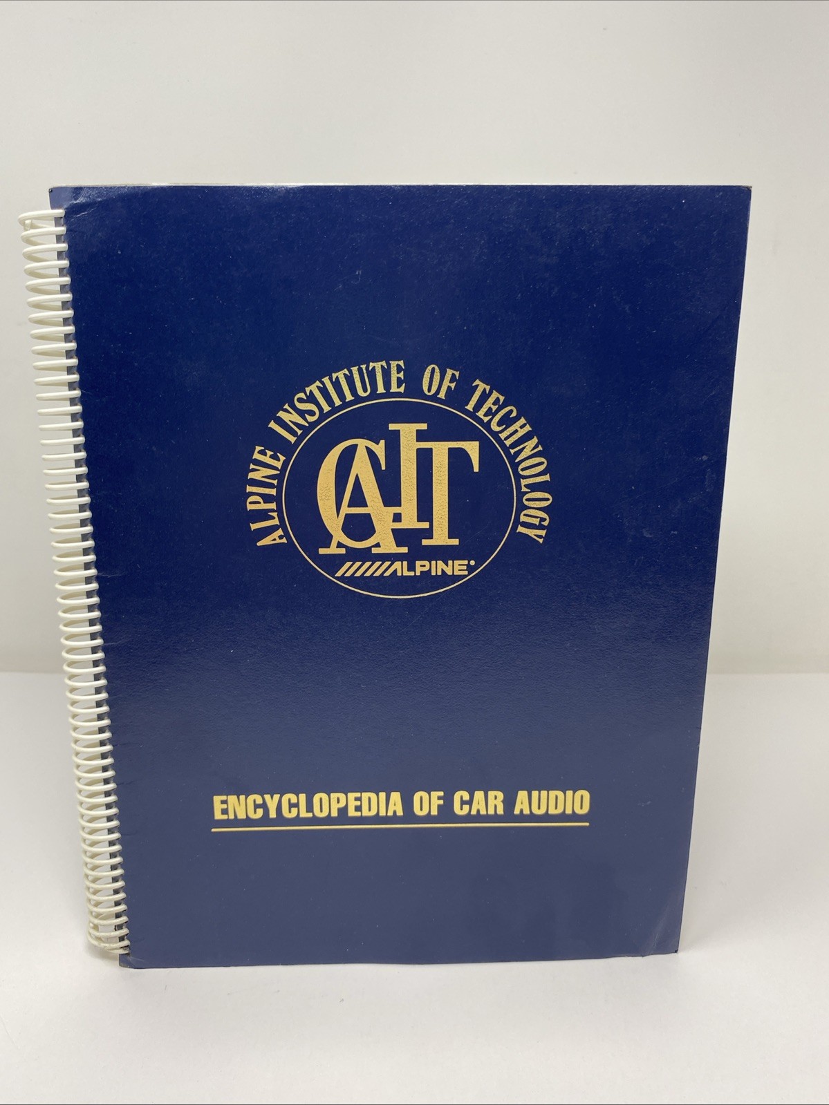 Vintage Encyclopedia Of Car Audio Alpine « GAIT » Blue Spiral PB 1991 Manual USA