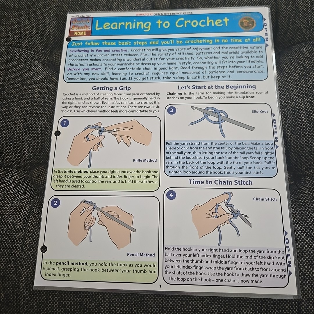 Learning to Crochet (Mixed Media Product)