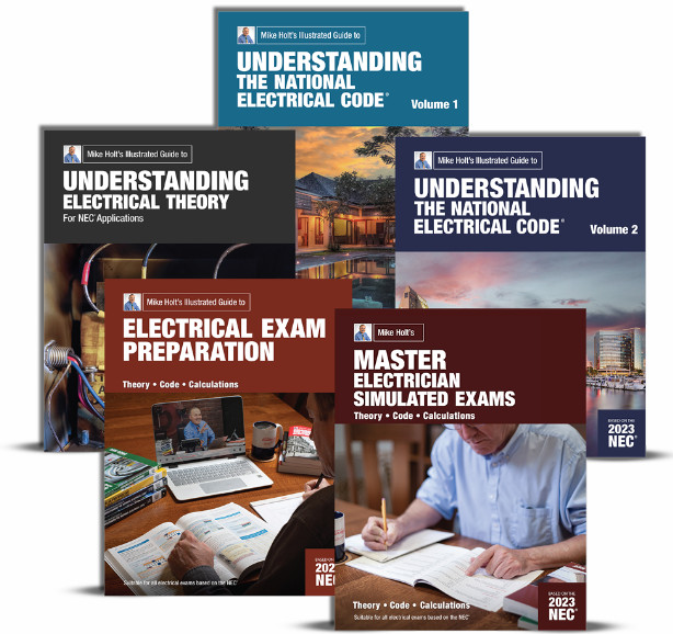 Mike Holt&rsquo;s 2023 Master Exam Preparation Book Package