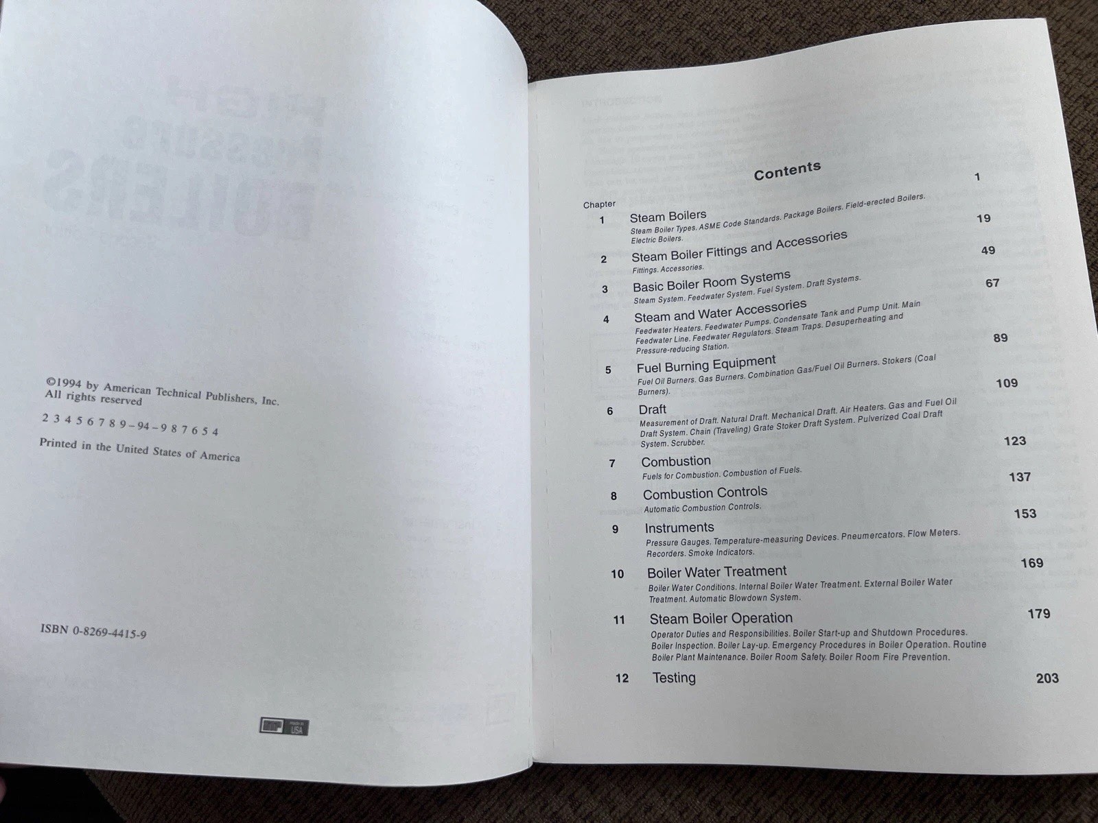 High Pressure Boilers Second Edition 1994 Steingress Frost Paperback Workbook