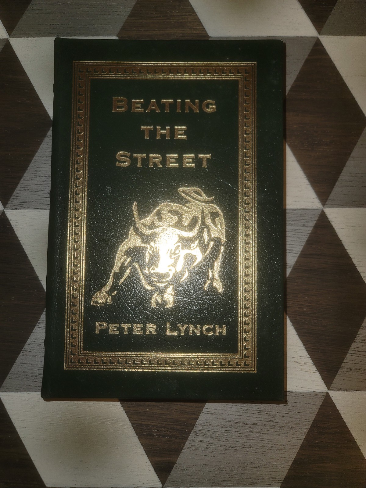 Beating the Street by Peter Lynch Easton Press Genuine Leather Collectors