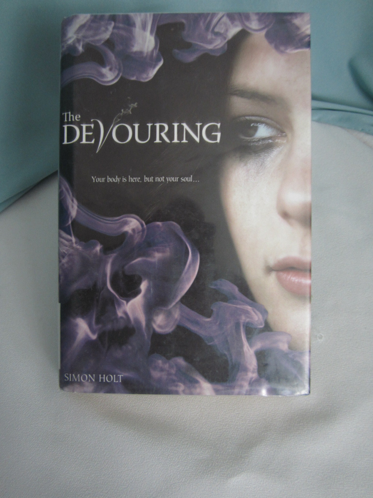 The Devouring Simon Holt First Edition 2008 Library Discard 231 pages HC