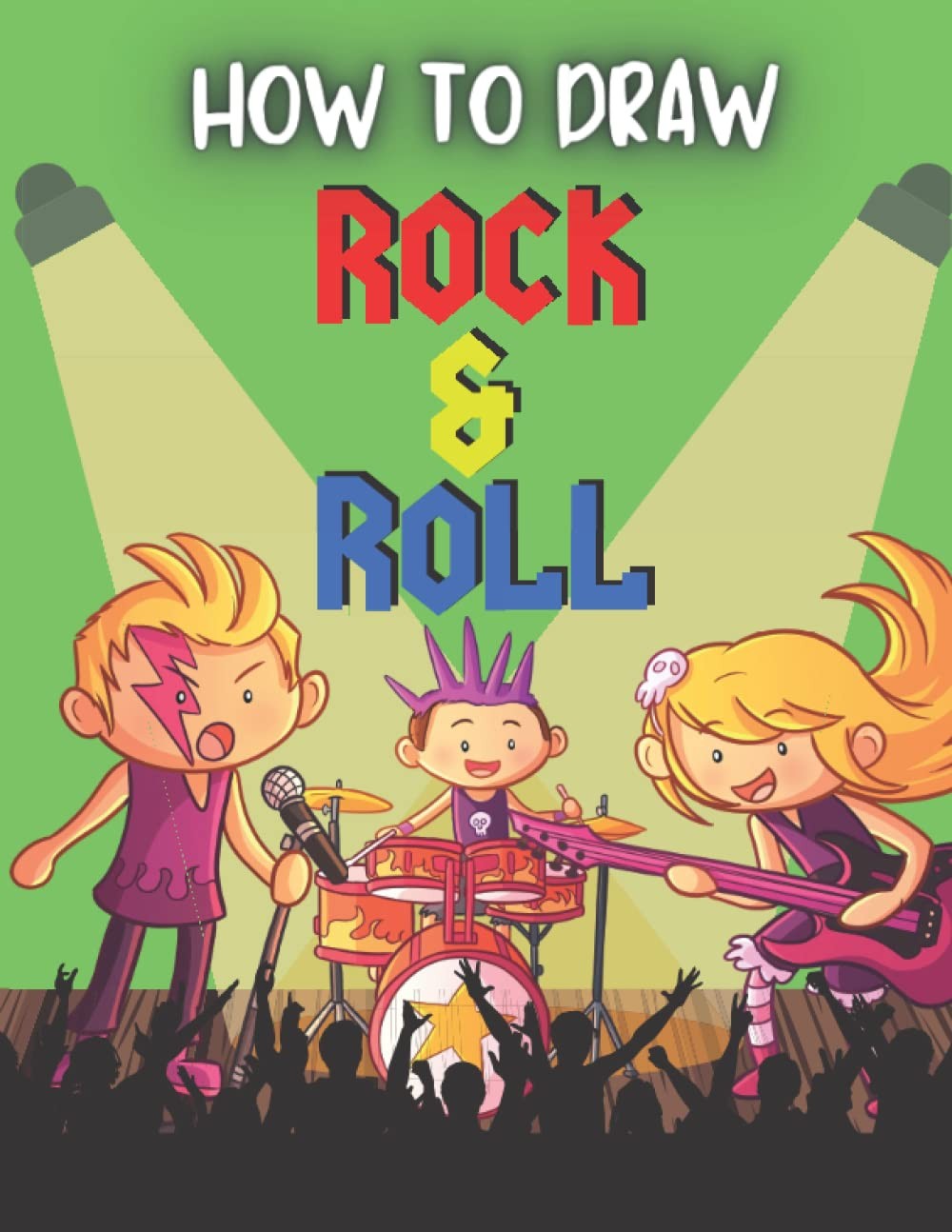 How To Draw Rock & Roll: Grid Drawing Book For Kids To Draw Cool Rock by BamBam