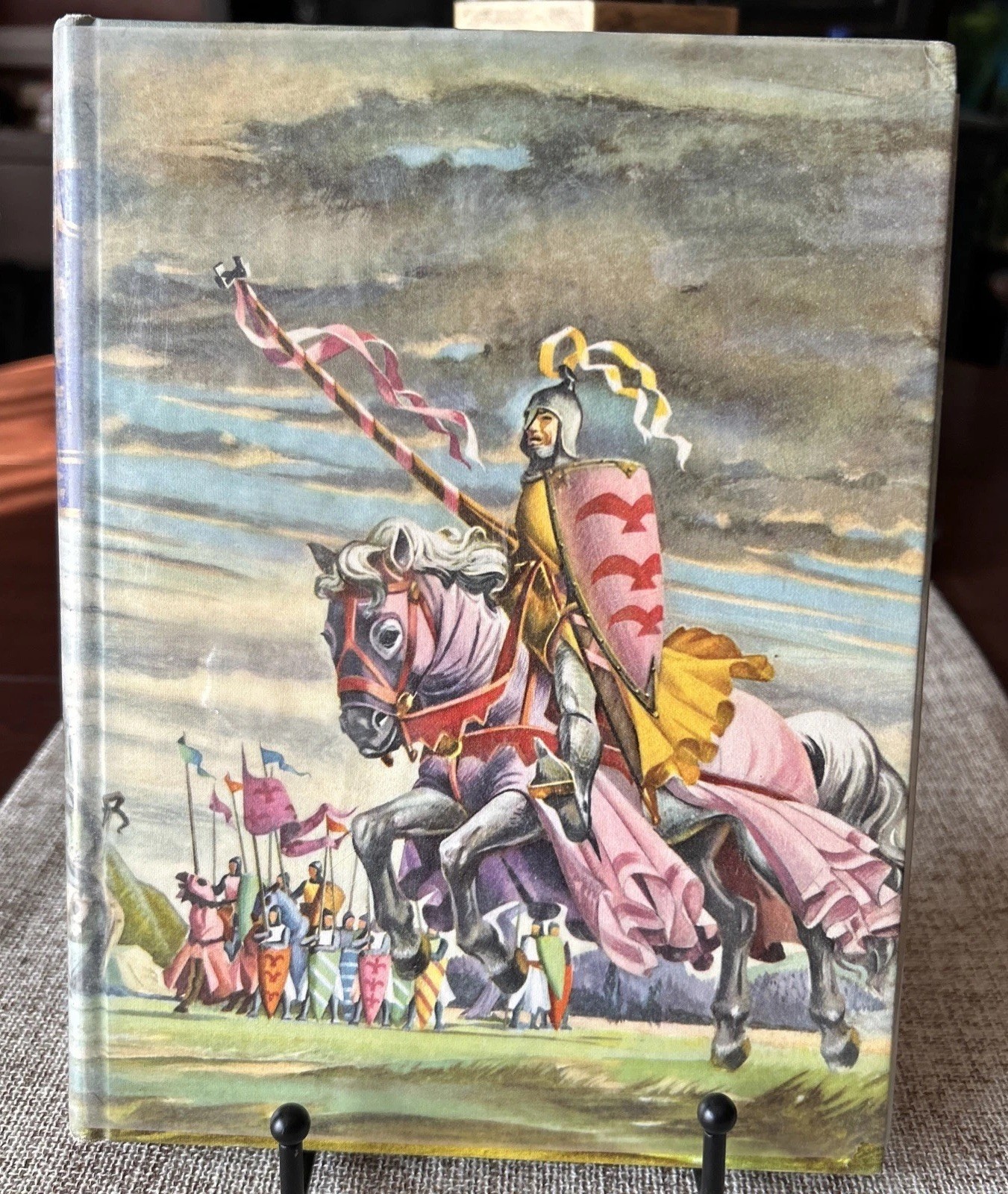 King Arthur by Sir Thomas Malory 1950 Illustr. 1st Ed. Junior Library Florian,HC