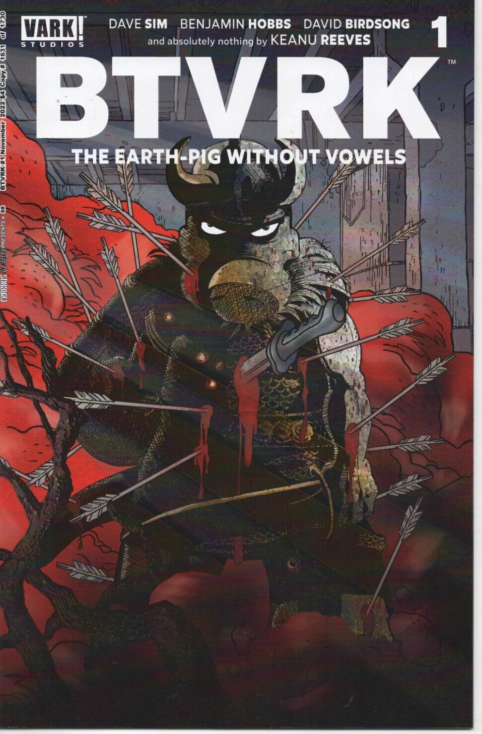 BTVRK: The Earth Pig Without Vowels #1 Cerebus In Hell New Bagged & Boarded