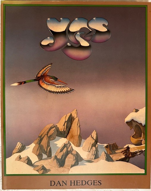 YES THE AUTHORISED BIOGRAPHY BY DAN HEDGES 1984 SOFTCOVER BOOK ROGER DEAN ART