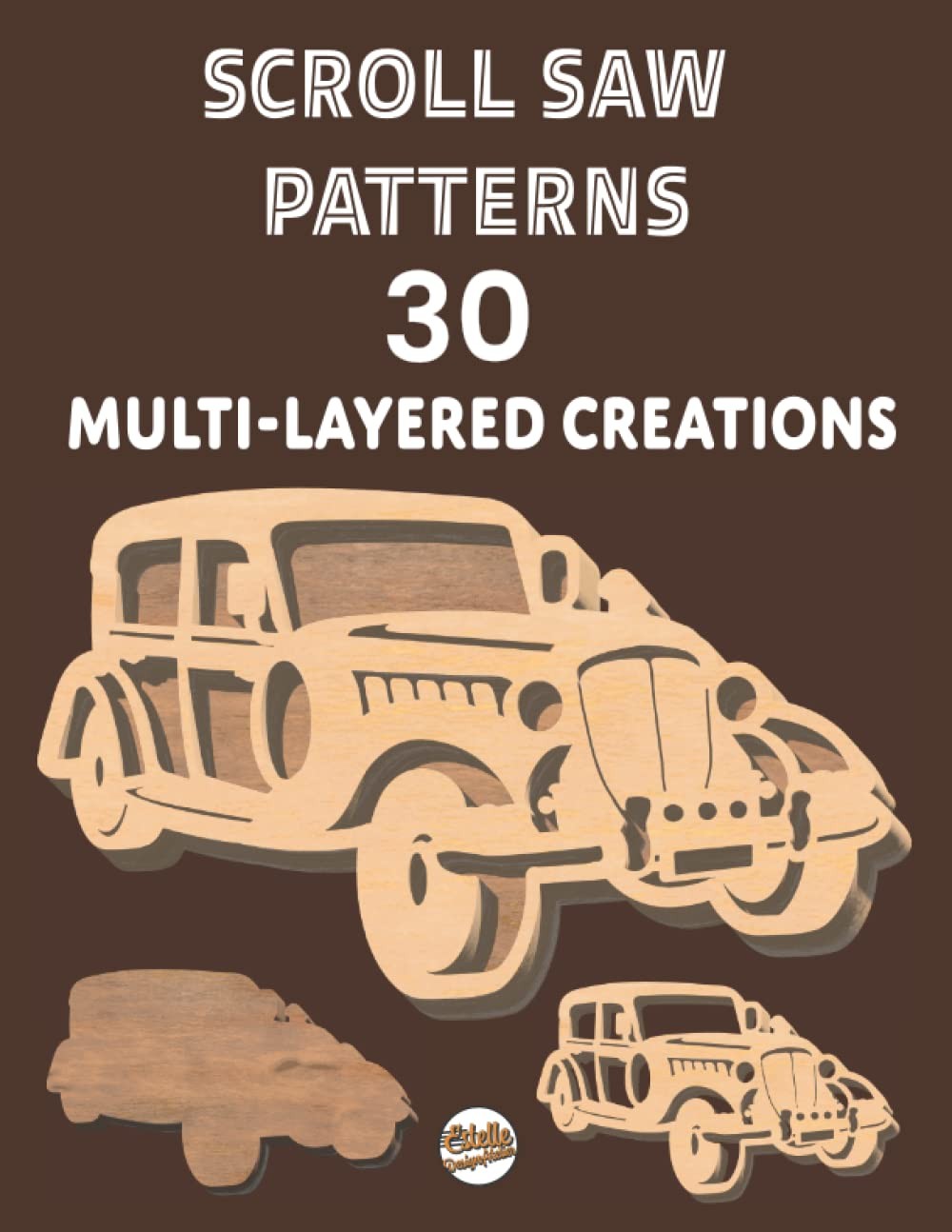 Scroll saw patterns 30 multi-layered creations: Drawings of cars (DesignAtelier)