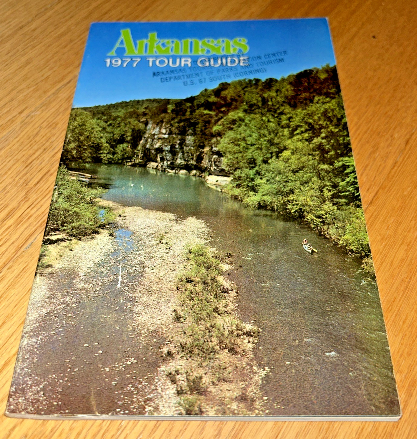 1977 ARKANSAS TOUR GUIDE Book – 112 Pages