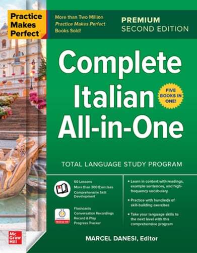 Practice Makes Perfect: Complete Italian All-In-One, Premium Second Edition: New