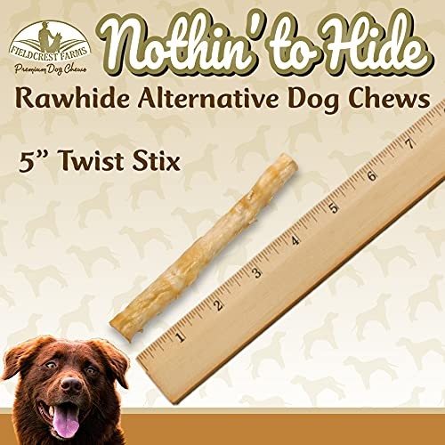 Fieldcrest Farms Nothing to Hide Natural Rawhide 2.3 Ounce (Pack of 3)