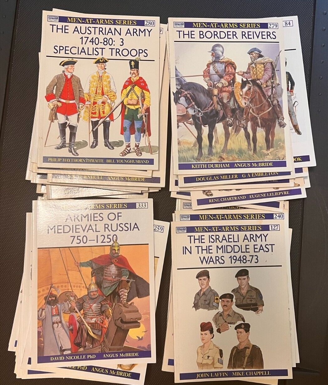 Osprey Publishing Historic Titles – MEN-AT-ARMS_SERIES – Volumes: 58-515;