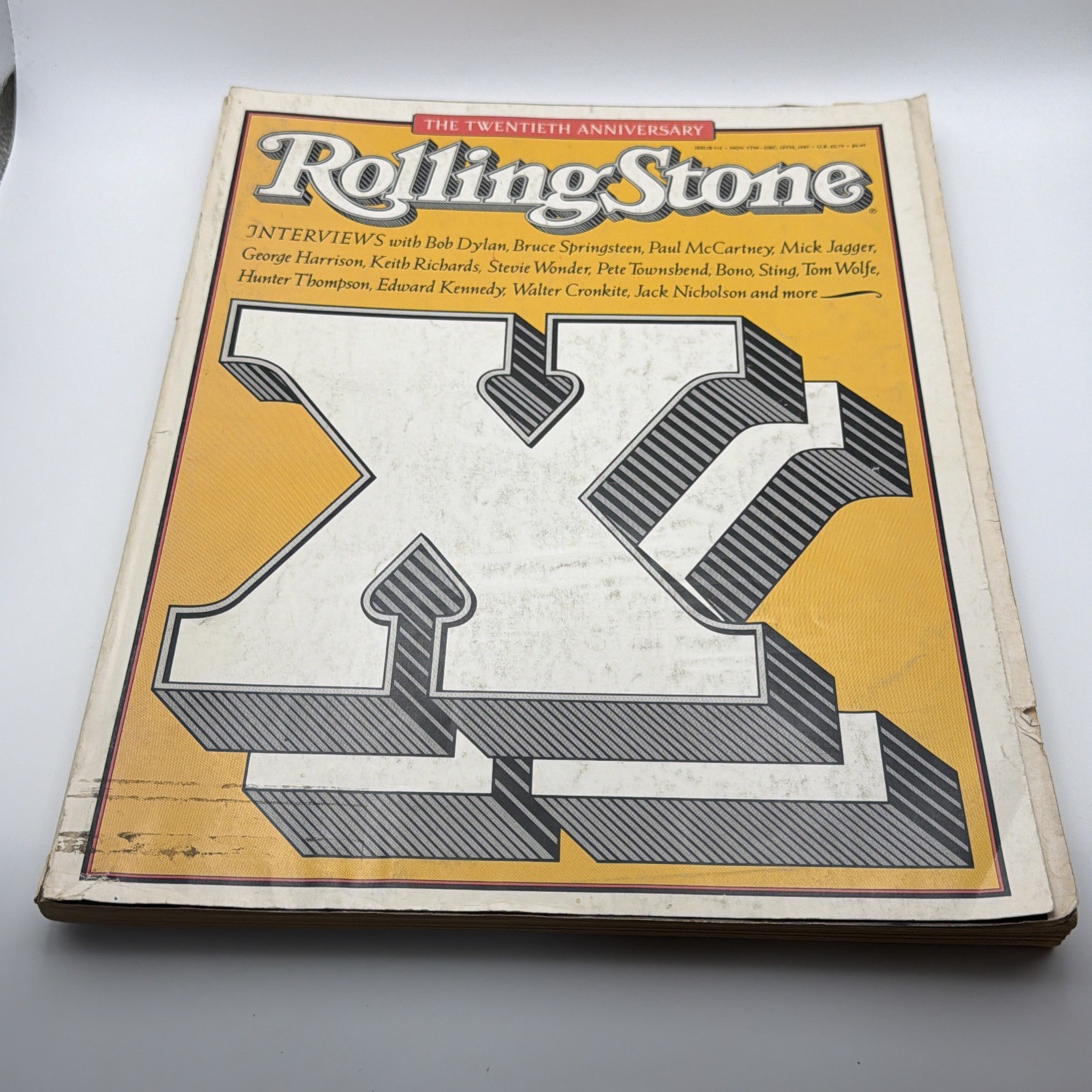 Rolling Stone Magazine Issue 512 Nov 5 1987 The Twentieth Anniversary