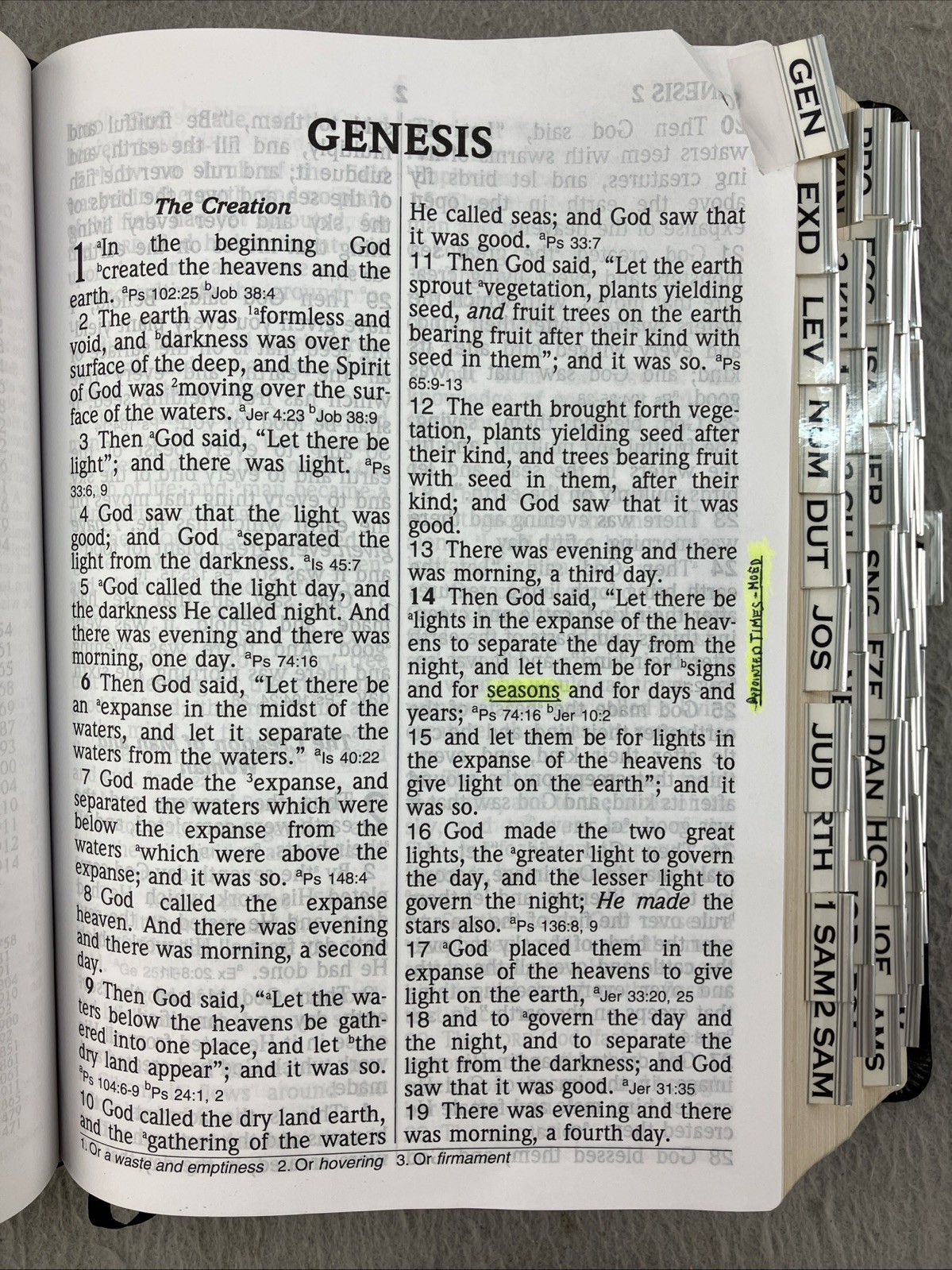 NASB Giant Print Reference Leather Bound The Lockman Foundation Red Letter Black