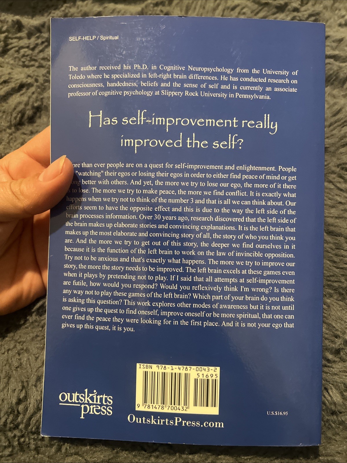 The Neurotics Guide to Avoiding Enlightenment: How the Left-Brain Plays – B-867