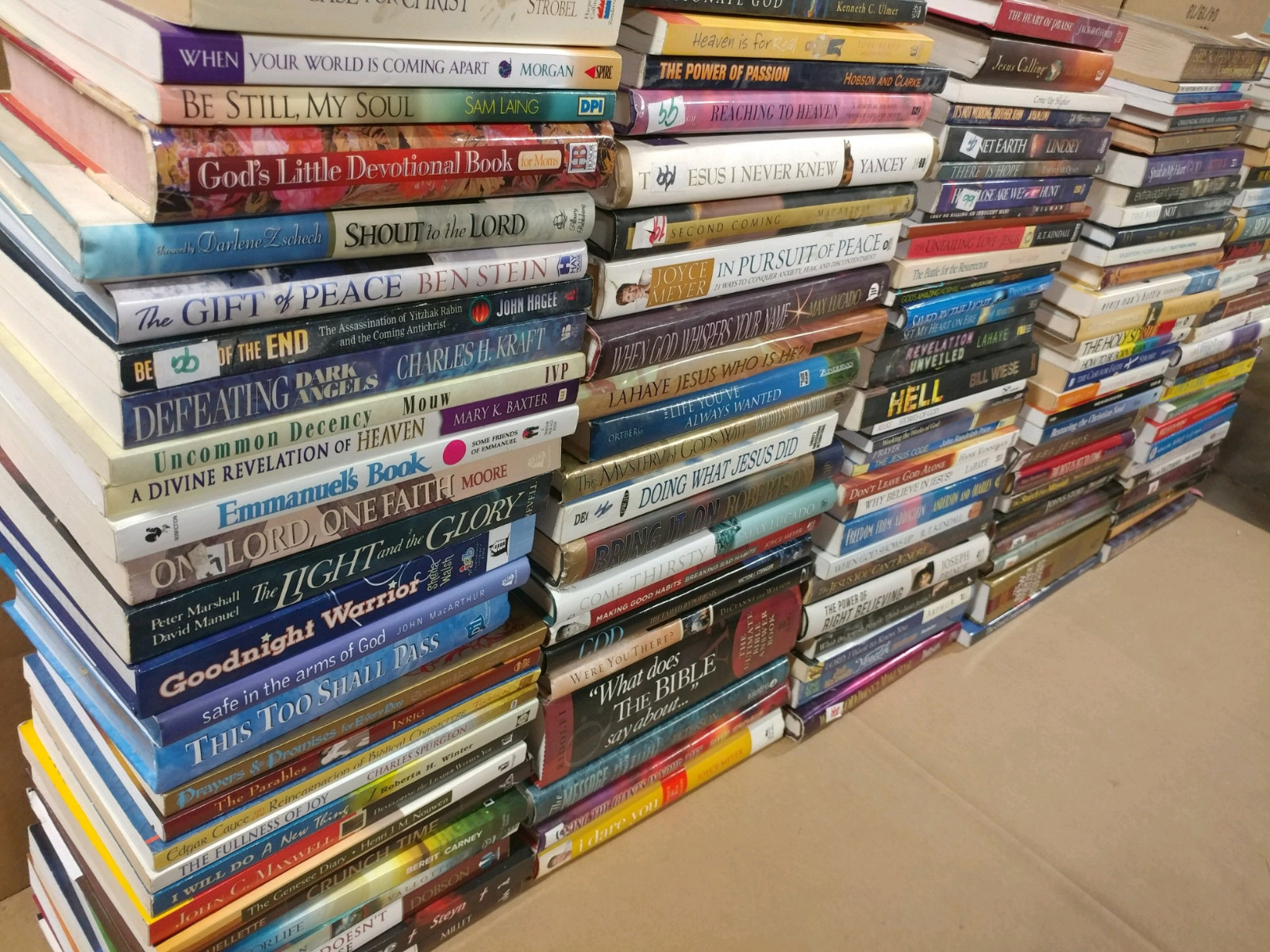 Lot of 100 Christian Prayer Bible Jesus Christ Stories Religion Book RANDOM*MIX