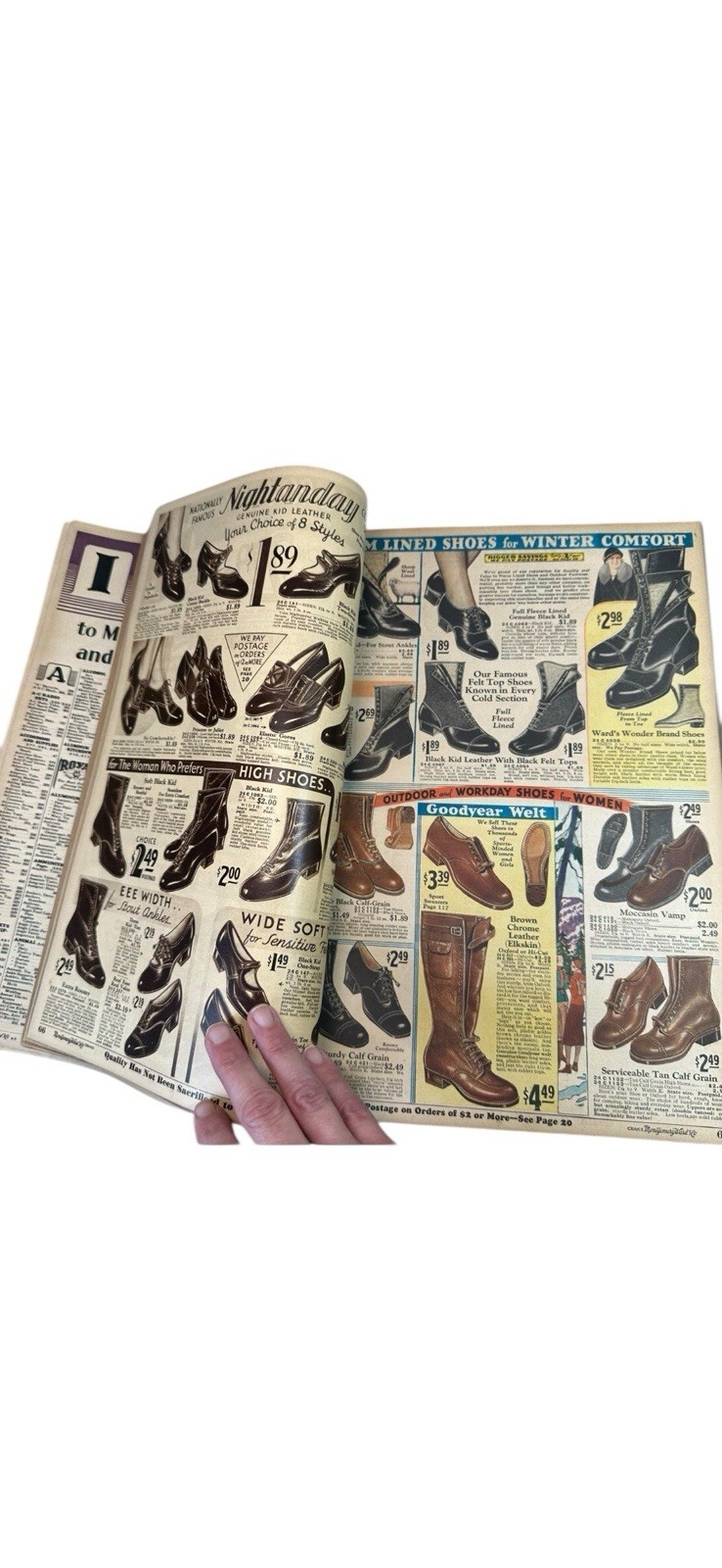 Vintage 1932 Montgomery Ward Fall & Winter Catalog 600 + pages – SCARCE