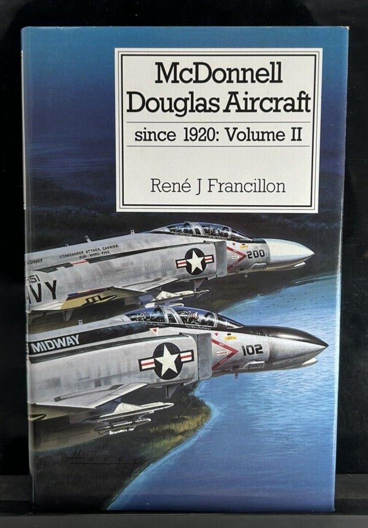 1990 McDonnell Douglas Aircraft Since 1920 Hardcover Dust Jacket Illust. 482pg