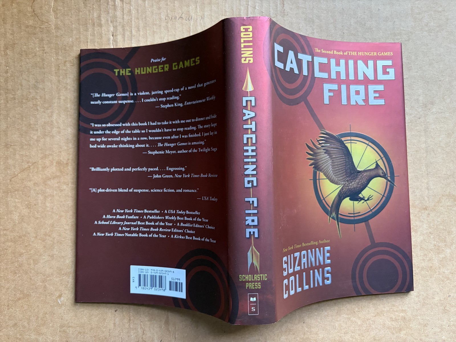 2009 boxed 3 set The Hunger Games Trilogy SUZANNE COLLINS 1st ed 10th printing
