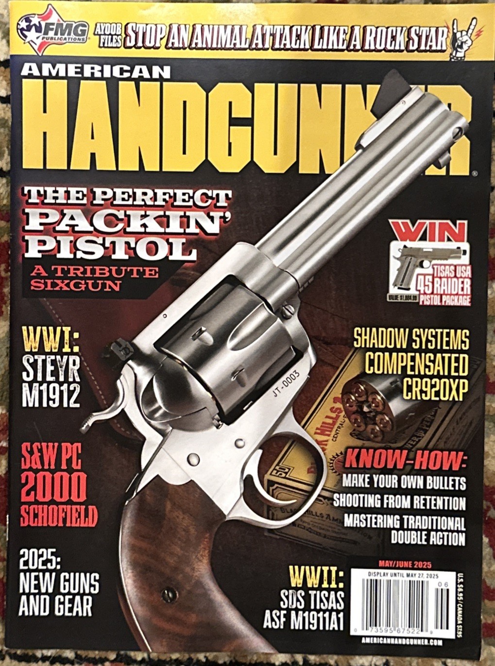 American Handgunner Magazine May June 2025