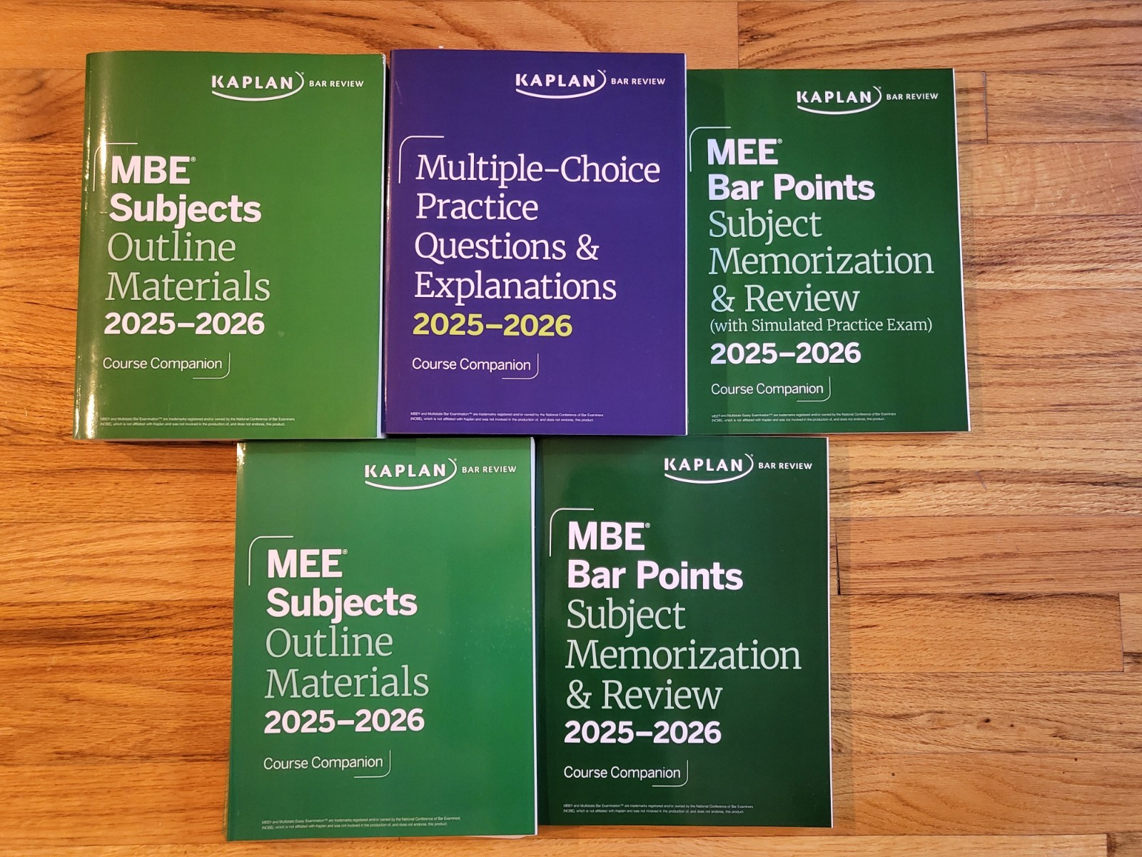 Kaplan Bar Exam Review Books UBE 2025-2026 – Brand New Complete Set – MBE & MEE
