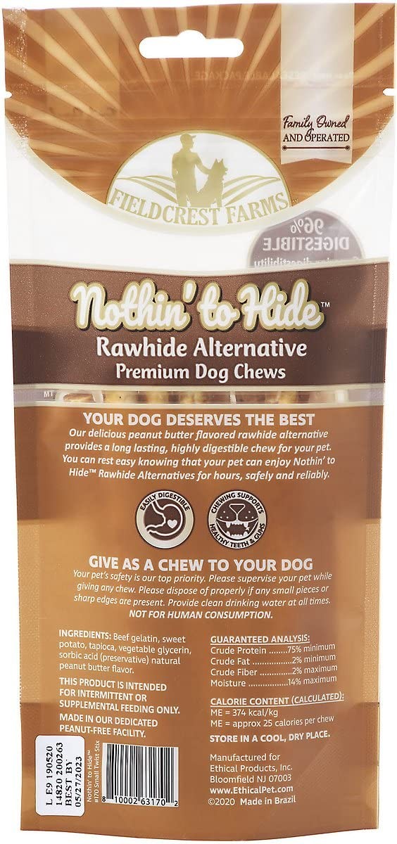 Fieldcrest Farms Nothing to Hide Natural Rawhide 2.3 Ounce (Pack of 3)