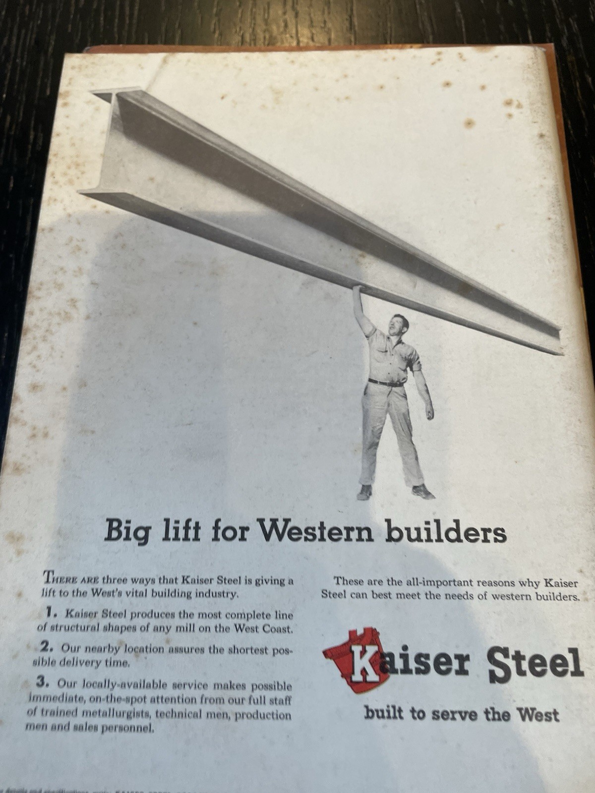 Westward-Kaiser Steel-7 of them 1953-54-55-57-56-58-61