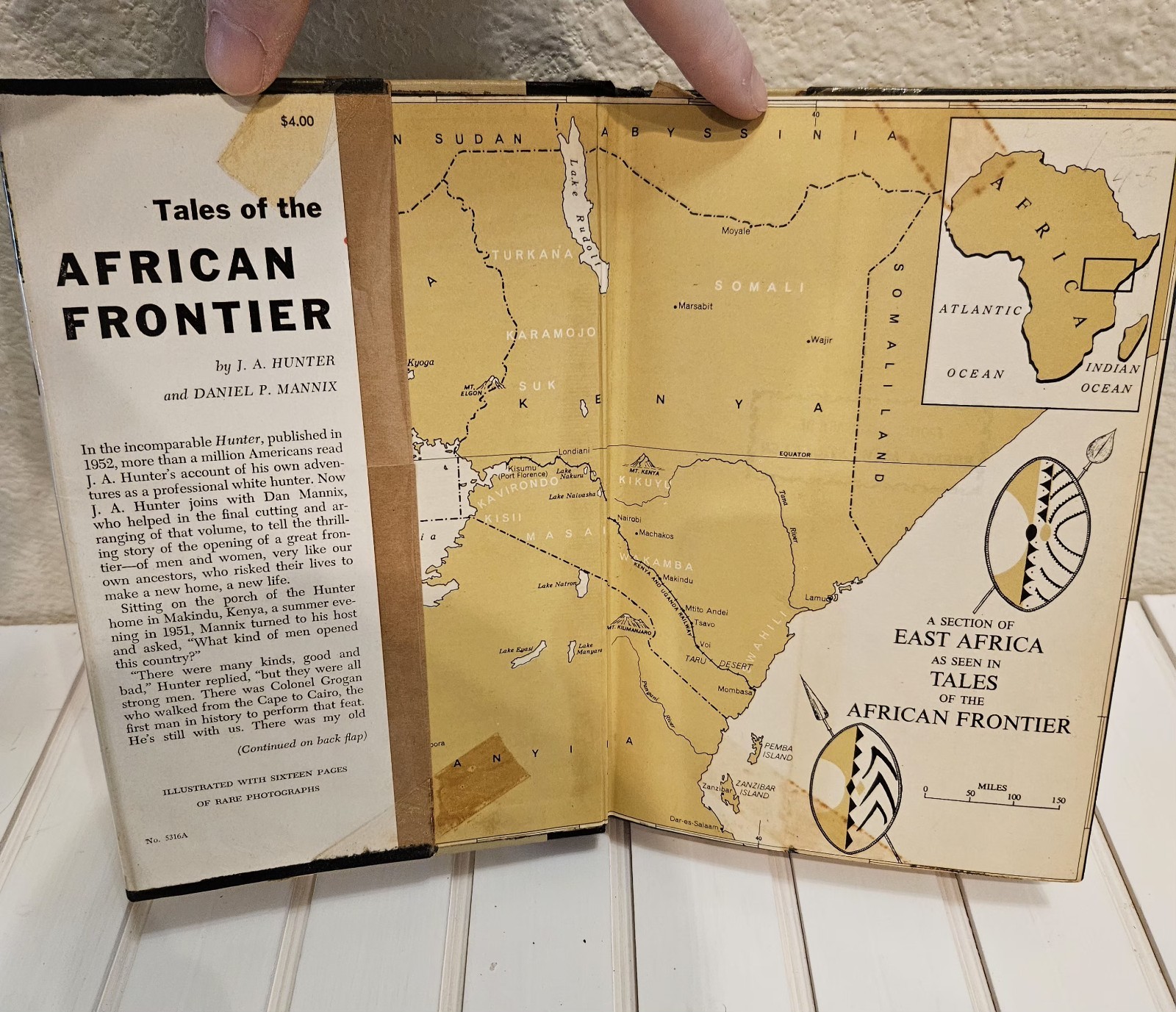 Tales of the African Frontier 1954 1st Ed US Army Camp Crowder Library