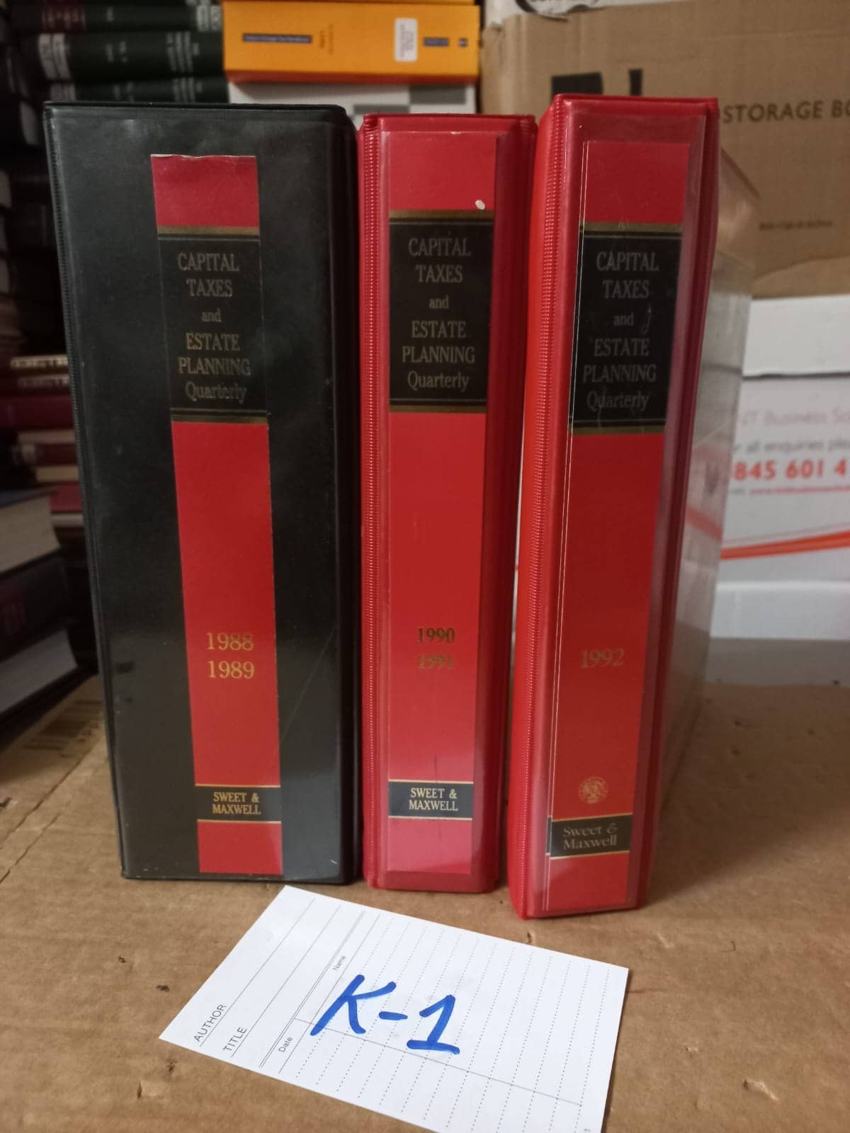 Capital Taxes And Estate Planning Quarterly Looseleafs Set Of 3 Volumes