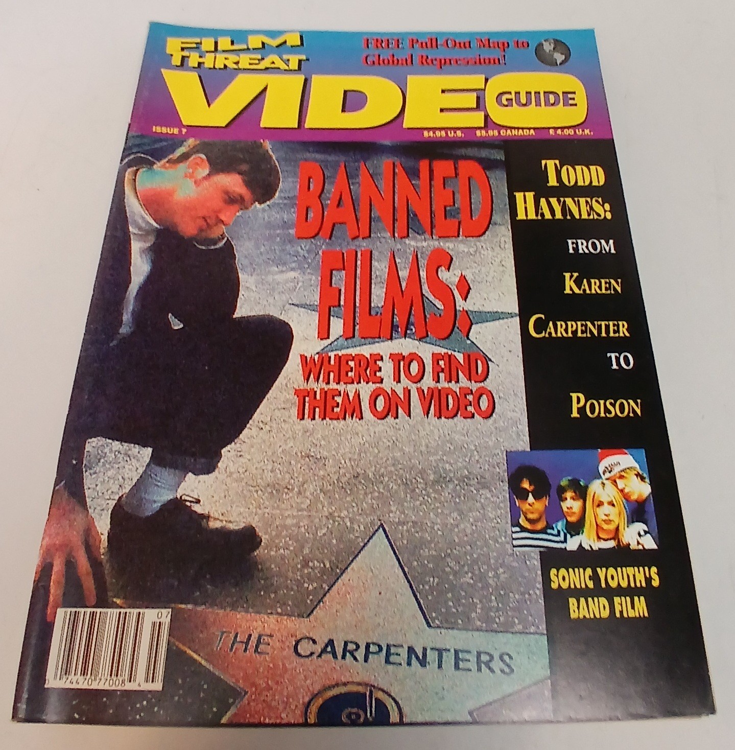 Film Threat Video Guide /FILM THREAT Magazine Lot 5 issues ED WOOD Banned Films