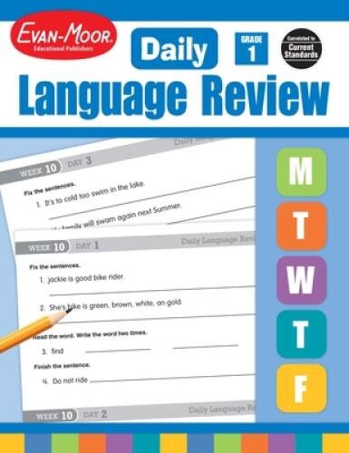 Daily Language Review, Grade 1 – Paperback By Evan Moor – VERY GOOD